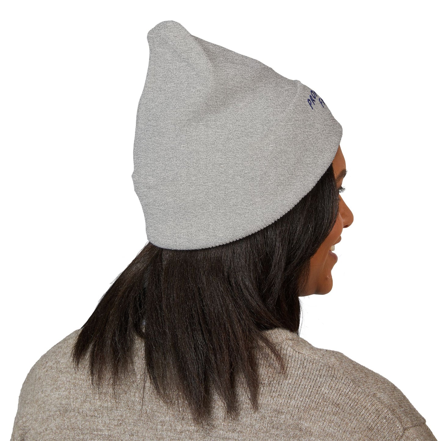 Professionally Freezing beanie | Cuffed Beanie Embroidered Snowflake