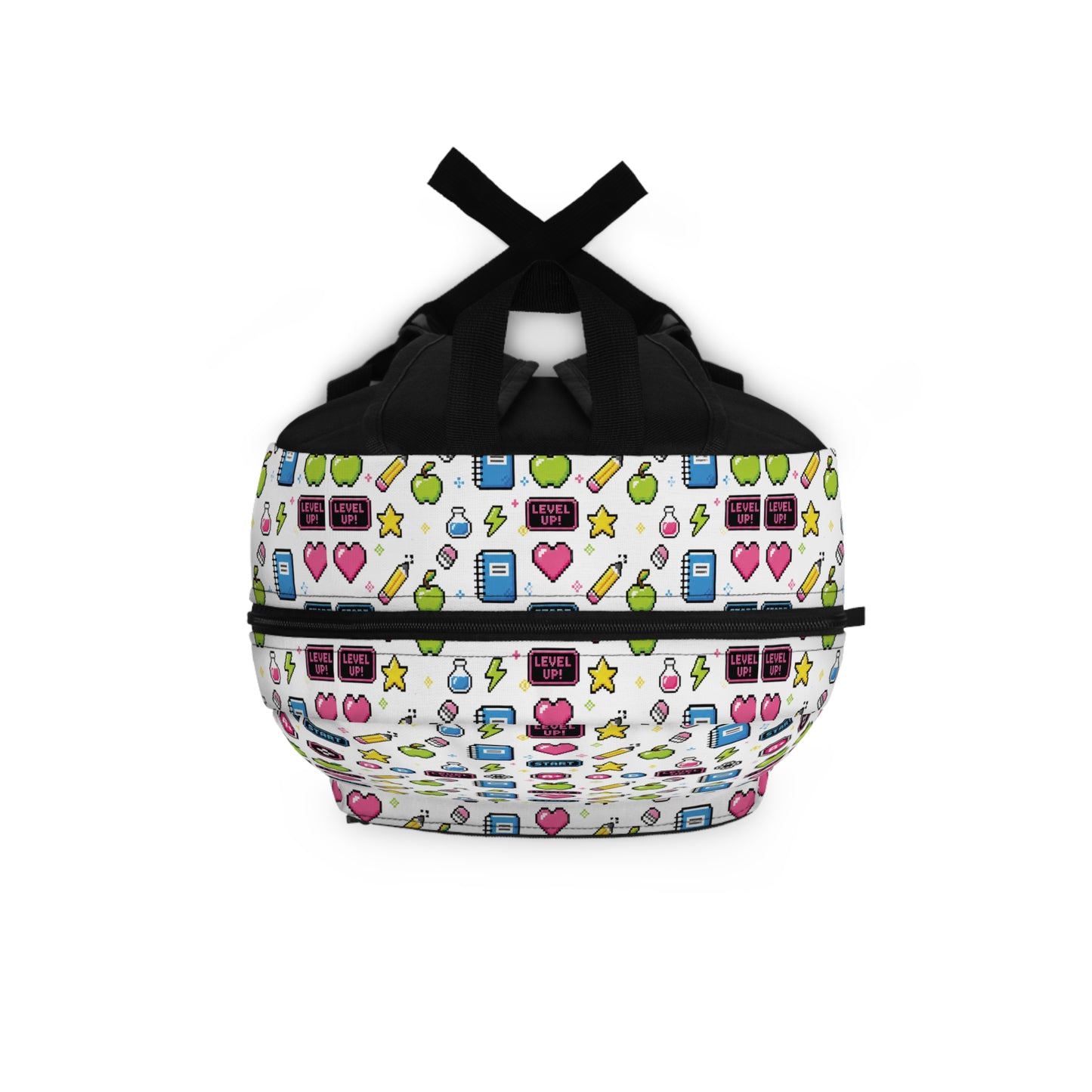 Arcade Learning Pattern Backpack | Retro Gaming School Bag