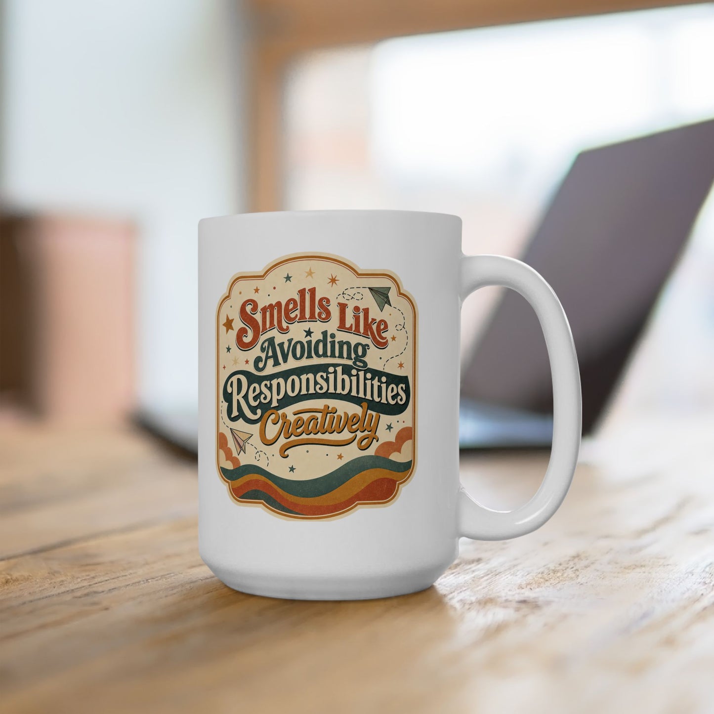 Smells Like Avoiding Responsibilities Dopamine Humor Mug