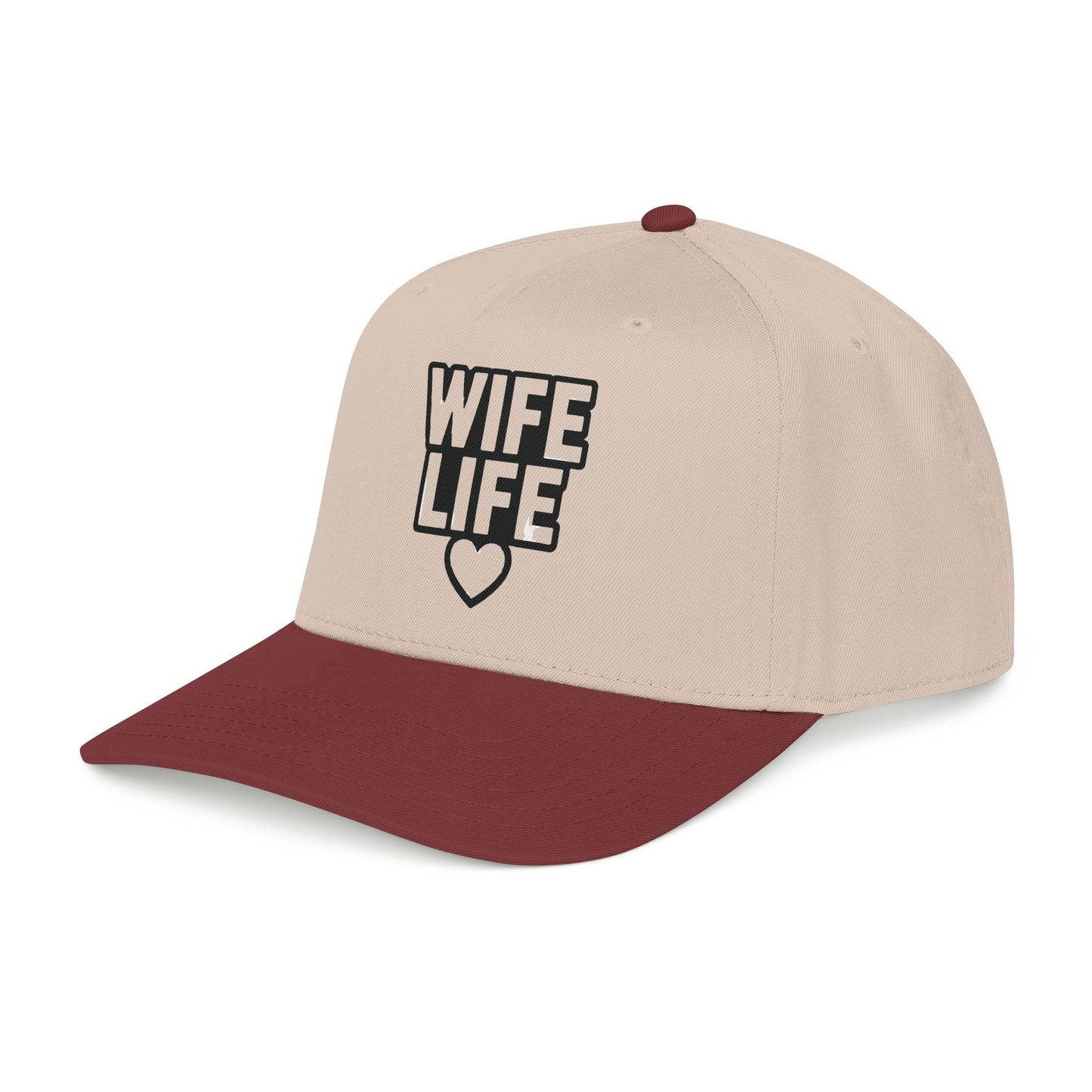 Wife Life Mid Profile Baseball Cap | Wife Life Baseball Hat