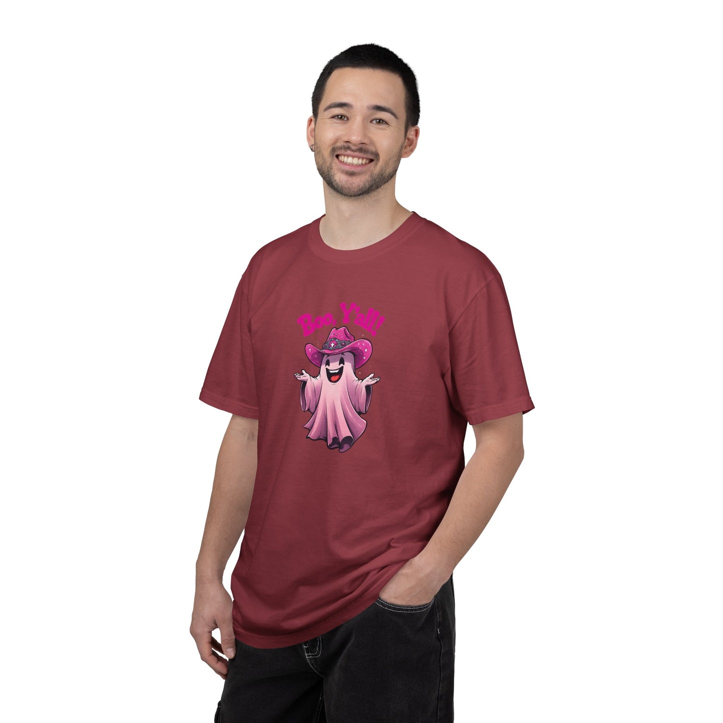 Boo Y'all Ghost T-Shirt, Fun Halloween Tee, Unisex Shirt, Cute Ghost Apparel, Spooky Season Outfit
