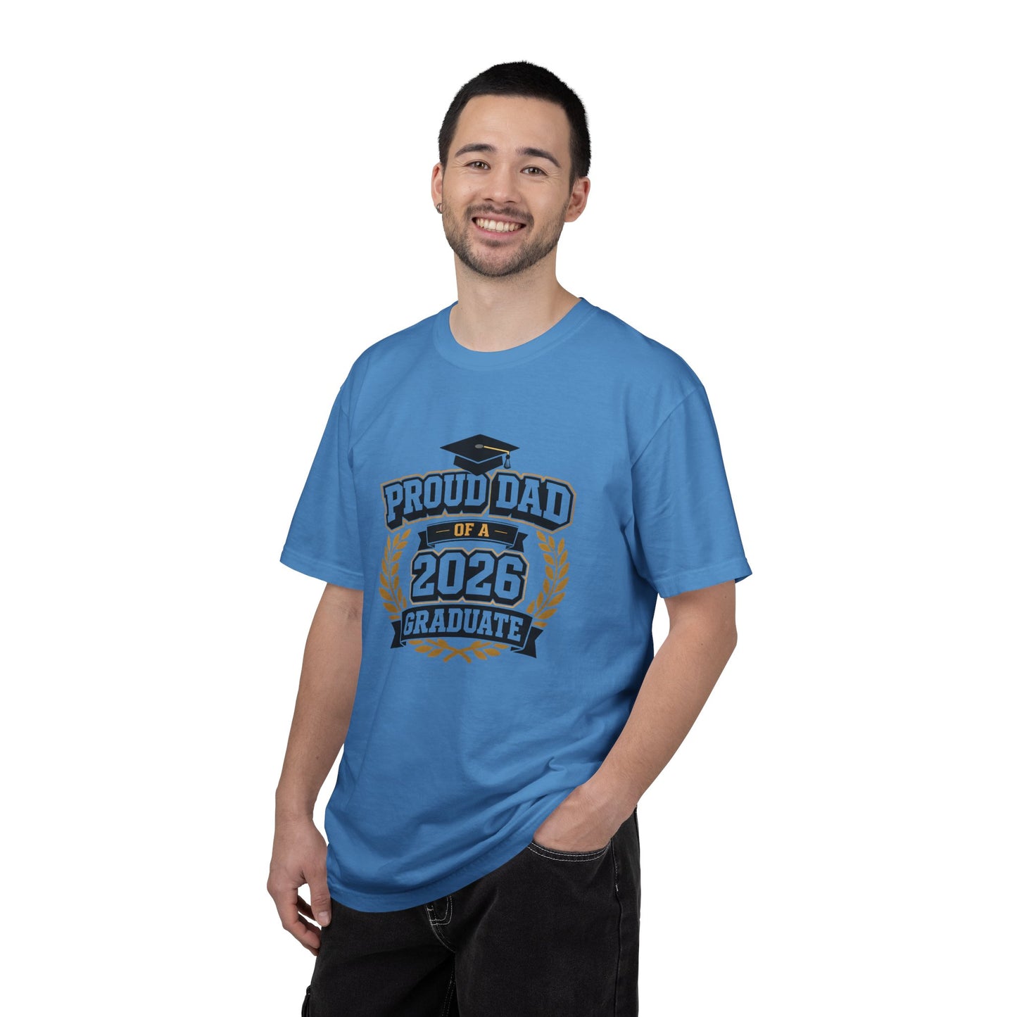 Proud Dad of a 2026 Graduate T-shirt | Graduation Dad Tee, Class of 2026