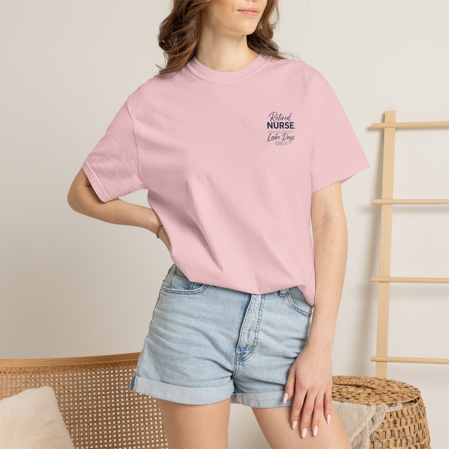 Retired Nurse Lake Days Only T-shirt | Retirement Nursing Tee