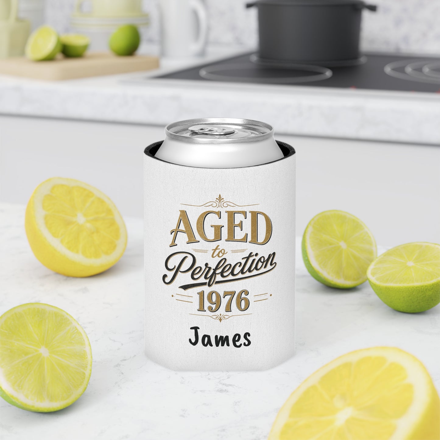 Aged to Perfection 1976 Can Cooler | Personalized Name