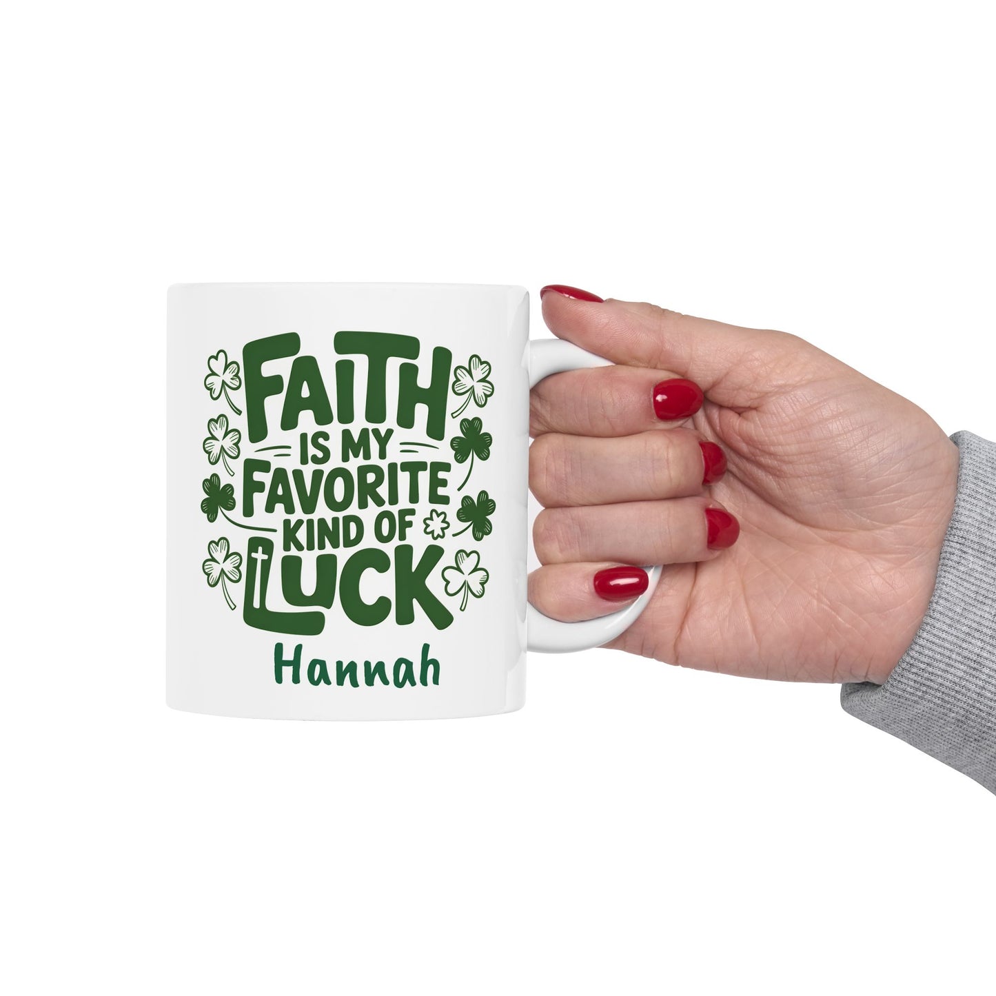 Lucky Shamrock Coffee Mug | St. Patrick's Day Clover Design