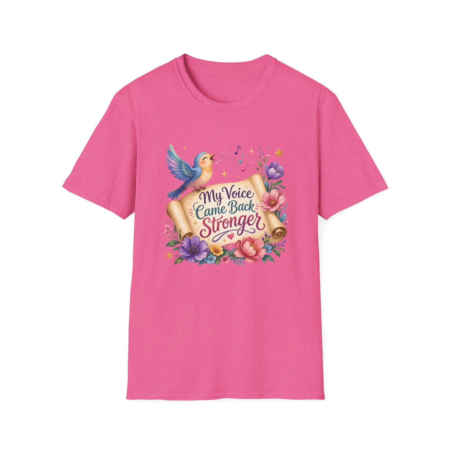 My Voice Came Back Stronger T-Shirt | Survivor