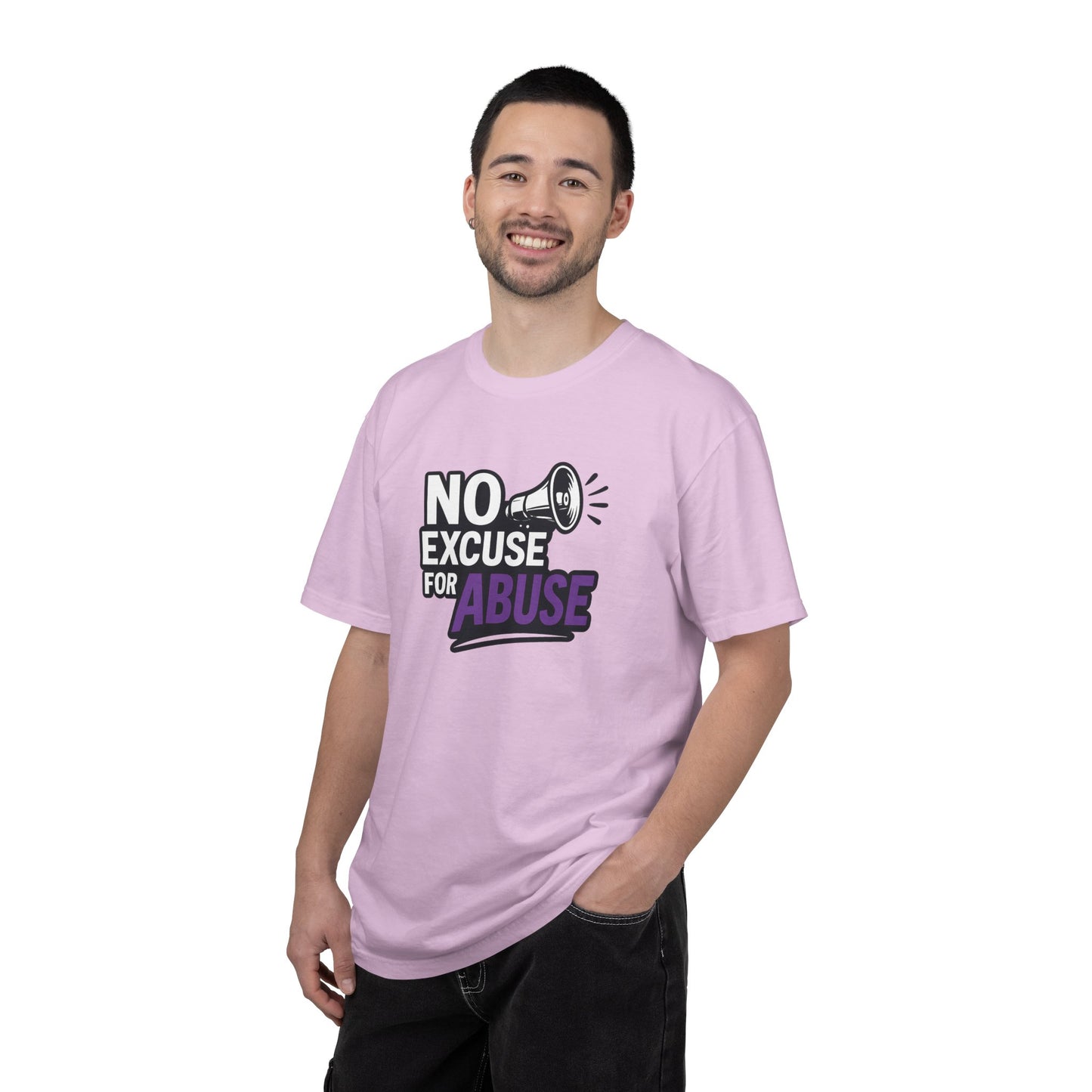 Empowering Unisex T-Shirt: No Excuse for Abuse, Awareness Shirt, Activism Tee, Gift for Supporters, Comfort Wear
