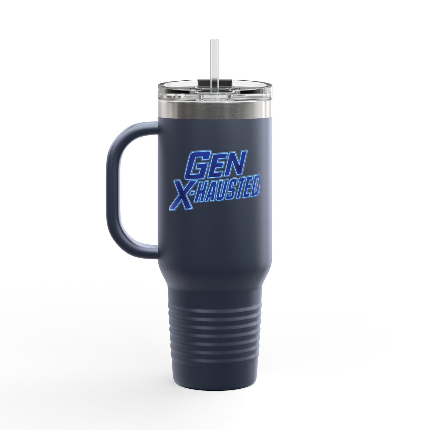 Gen X-Hausted Insulated Travel Mug - Perfect for Coffee on the Go, Travel, Camping, and Daily Hydration