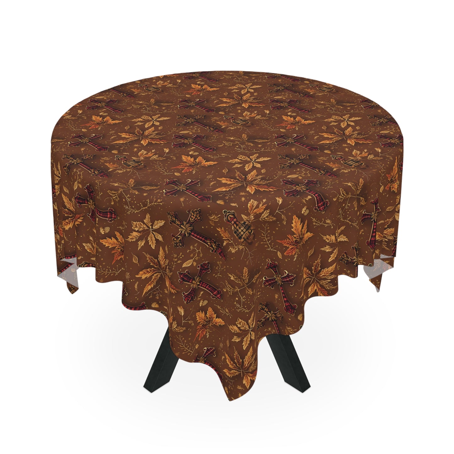 Autumn Leaves Tablecloth - Fall Decor, Harvest Celebration, Thanksgiving Table Decor, Seasonal Table Cover, Cozy Dining Essentials