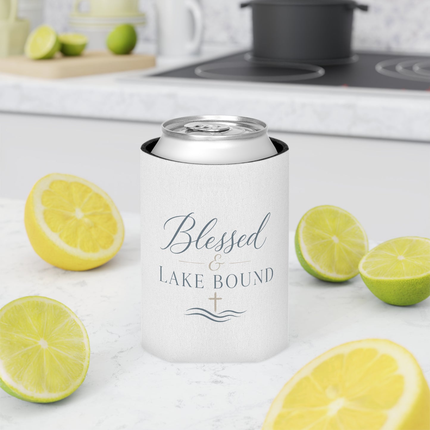 Blessed & Lake Bound Can Cooler | Christian Lake Life