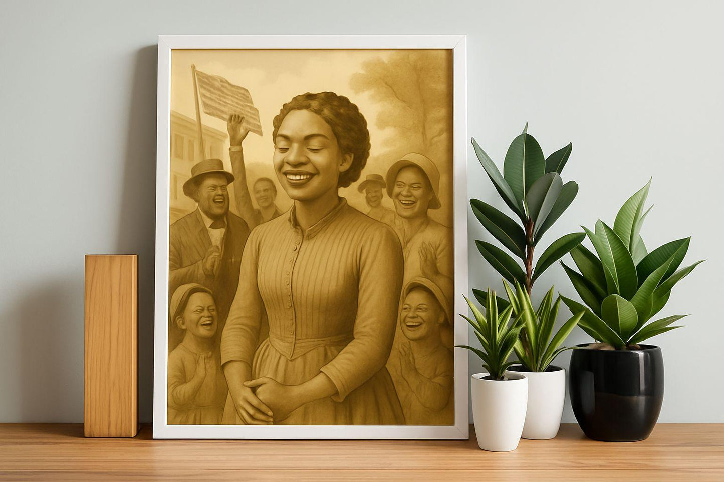 Juneteenth Art Print: Freed at Last, Emancipation Day (Digital Download)