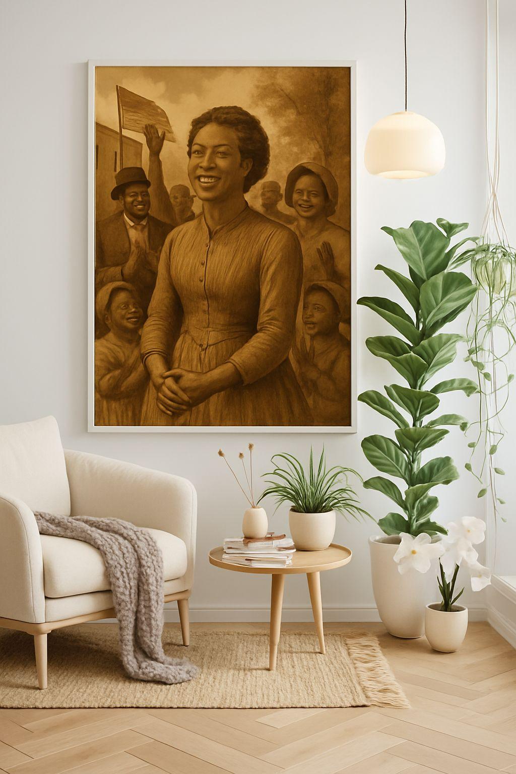 Juneteenth Art Print: 1866 Celebration, Black Americana Decor (Digital Download)