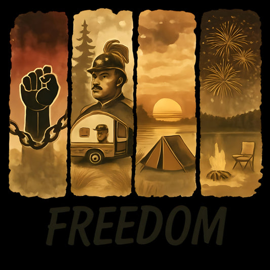 Juneteenth Vintage Freedom Art PNG | Juneteenth Empowerment Illustration | Transparent Background Clipart for Sublimation & Print