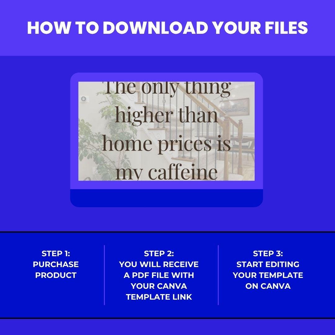 Realtor Humor Quotes Bundle: Editable Canva Templates (Digital Download)