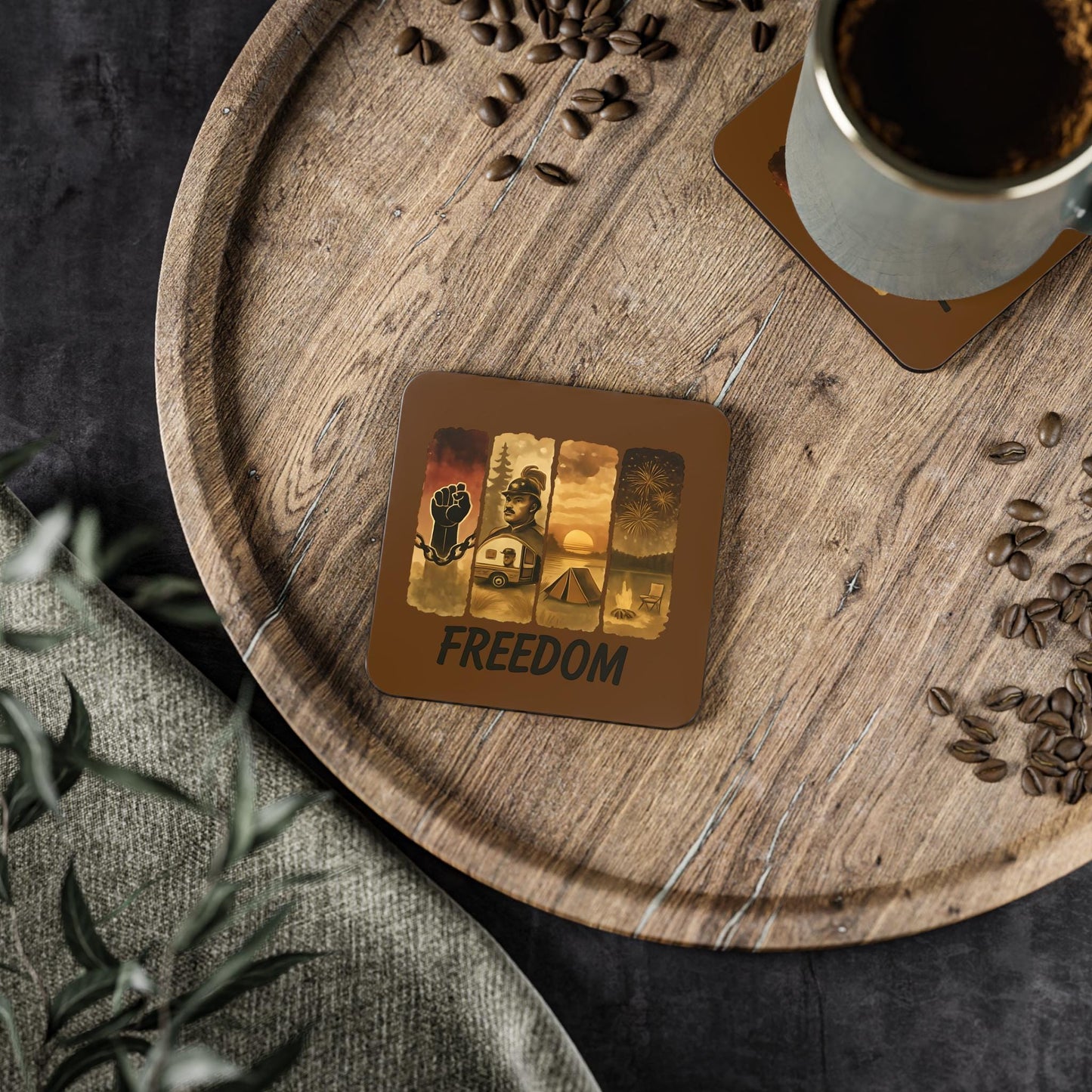 Juneteenth Coasters: Freedom Inspired African American History Decor