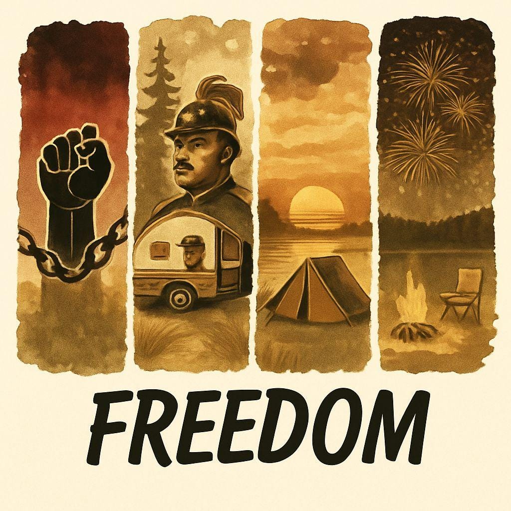 Juneteenth Vintage Freedom Art PNG | Juneteenth Empowerment Illustration | Transparent Background Clipart for Sublimation & Print