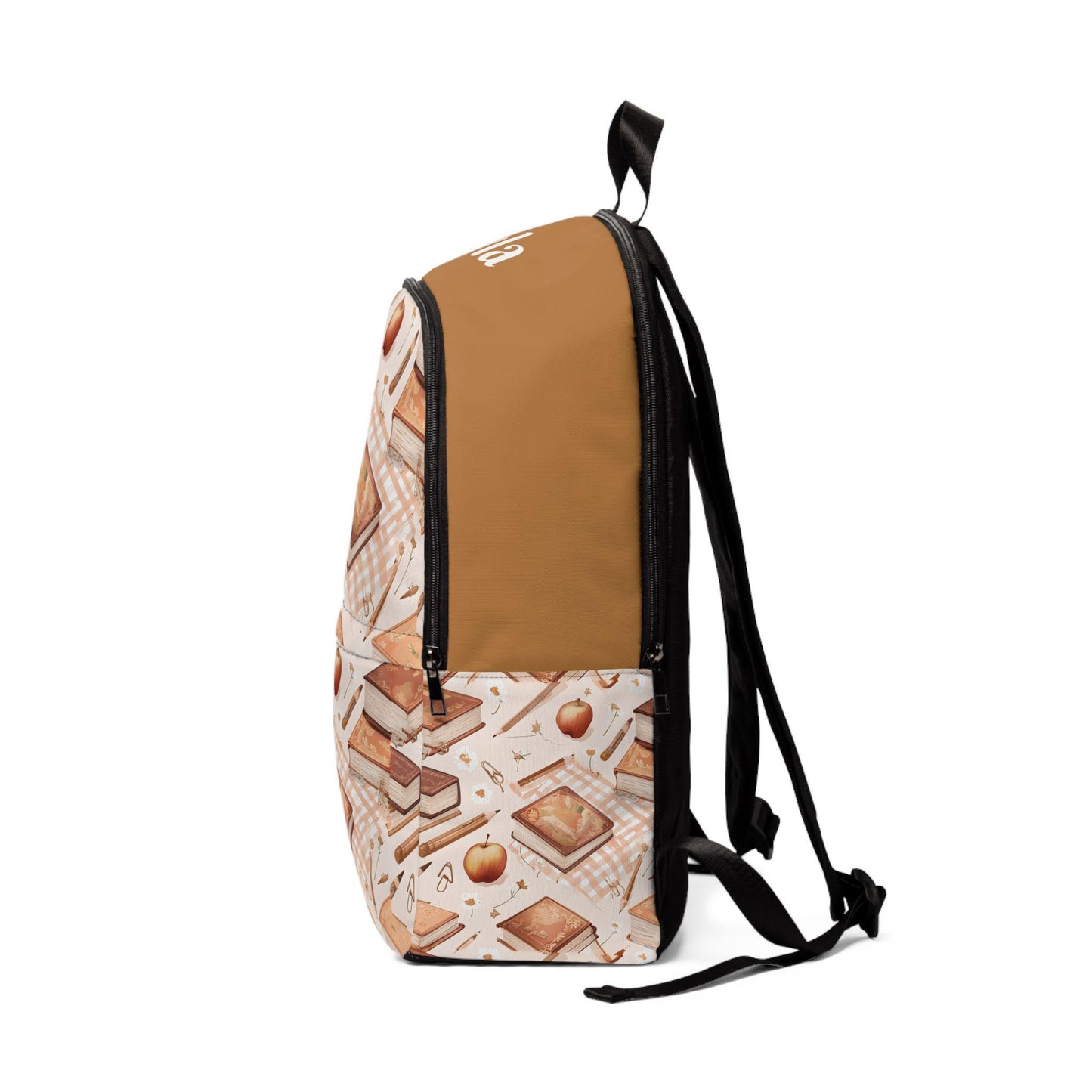 Personalized Book Backpack for Girls | Aesthetic Reader School Bag | Custom Book Lover Gift | Cozy Academia Backpack | Back to School