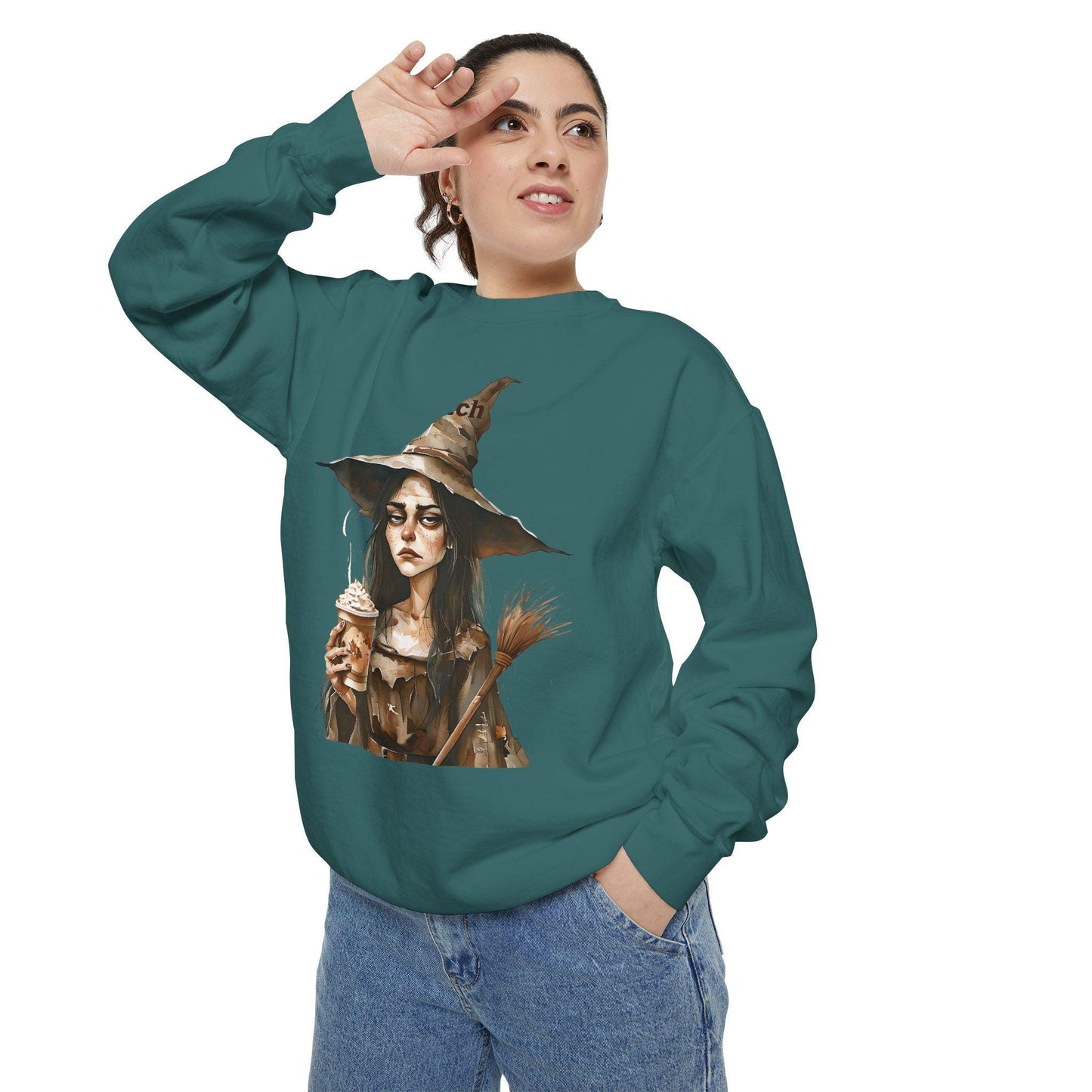 Witchy Potion Sweatshirt: Cozy Halloween Fall Fashion