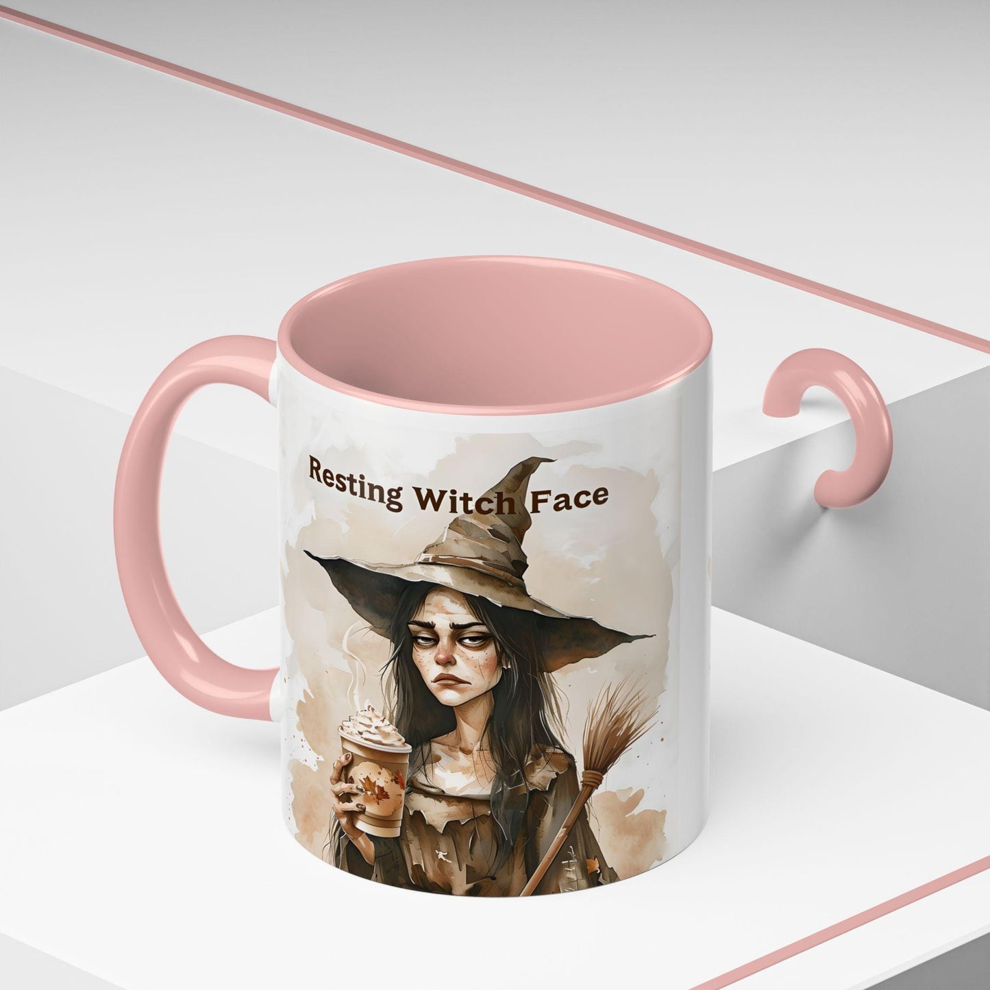 Resting Witch Face Coffee Mug - Halloween Mug, Funny Mug, Witch Mug, Halloween Gift, Coffee Lover Gift