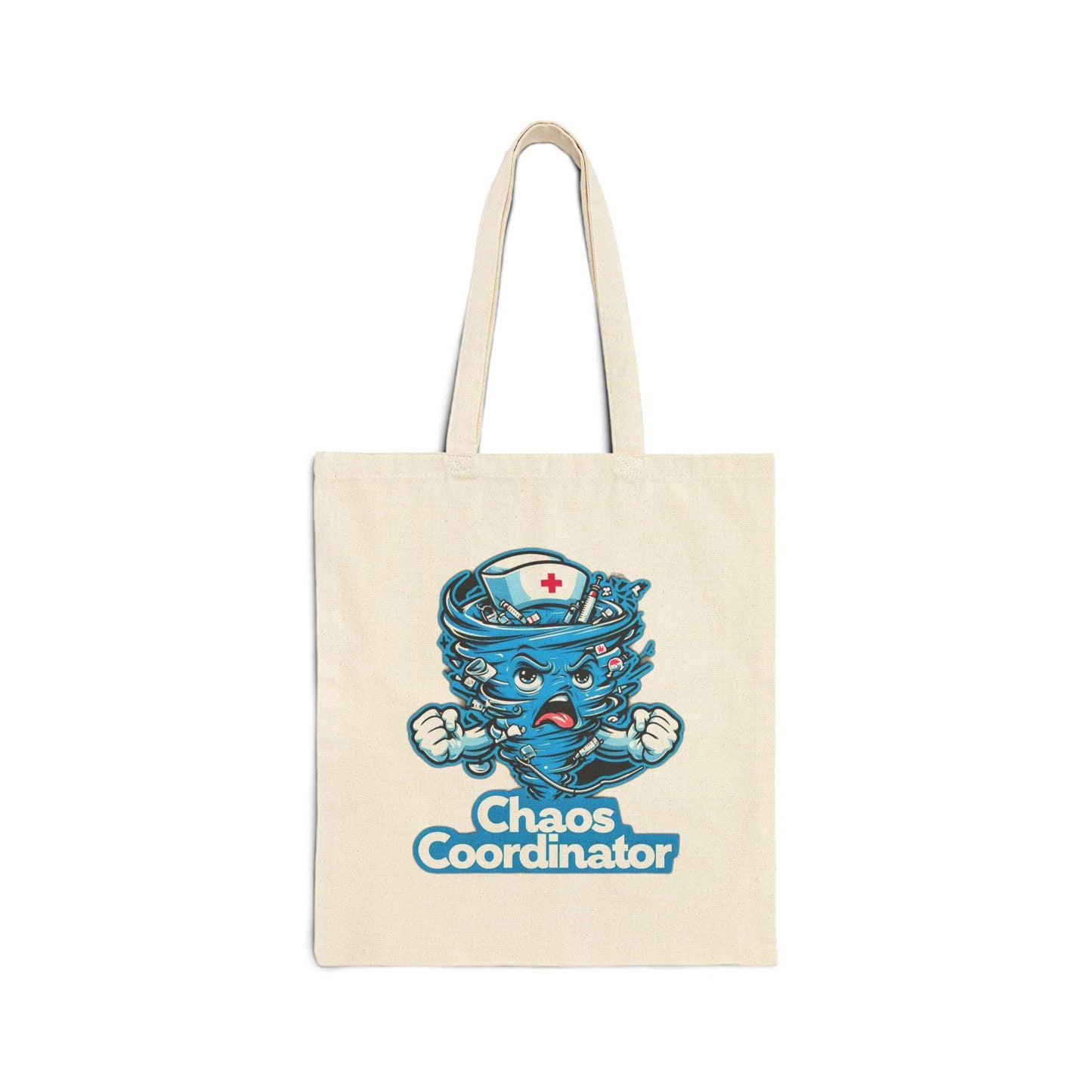 Chaos Coordinator Nurse Tote Bag: Cotton Canvas Shopping Bag
