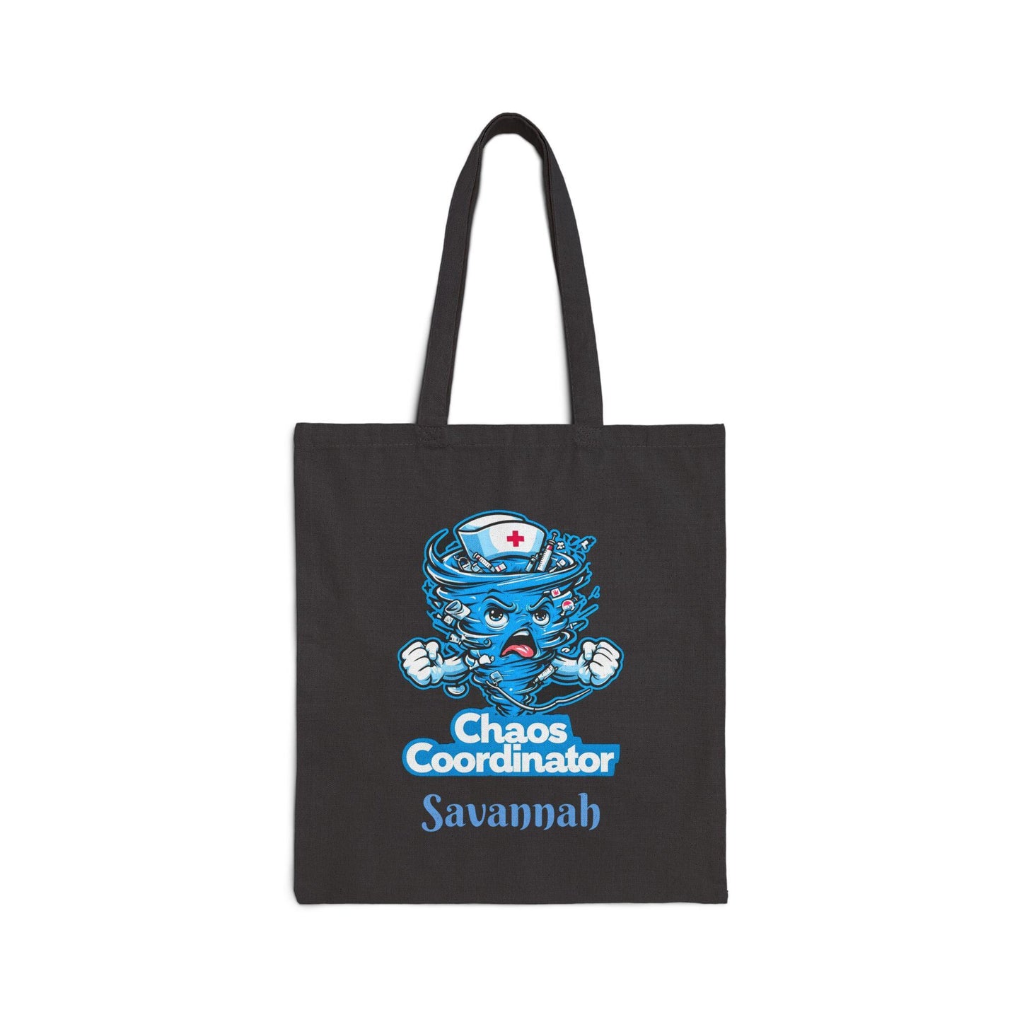 Chaos Coordinator Nurse Tote Bag: Cotton Canvas Shopping Bag