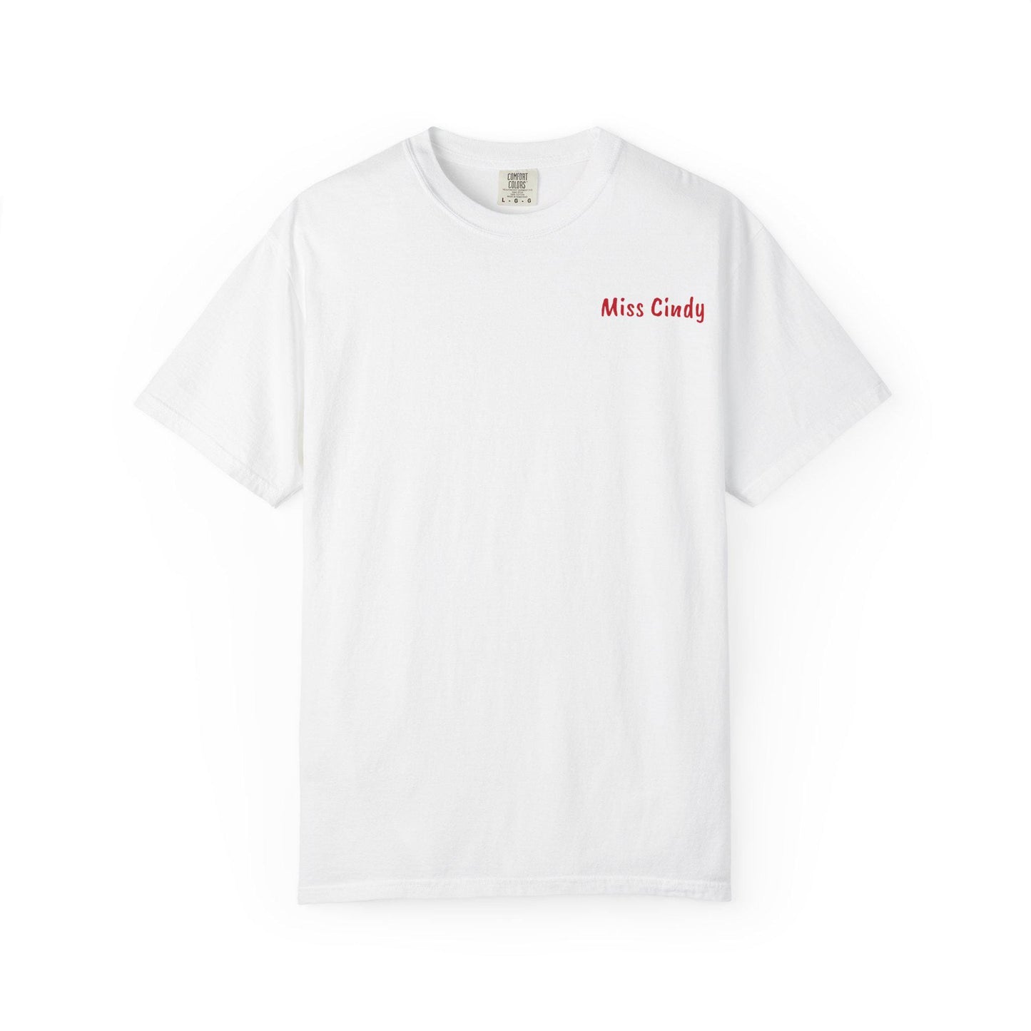 Garment-Dyed Teacher T-Shirt: Chaos Coordinator Design