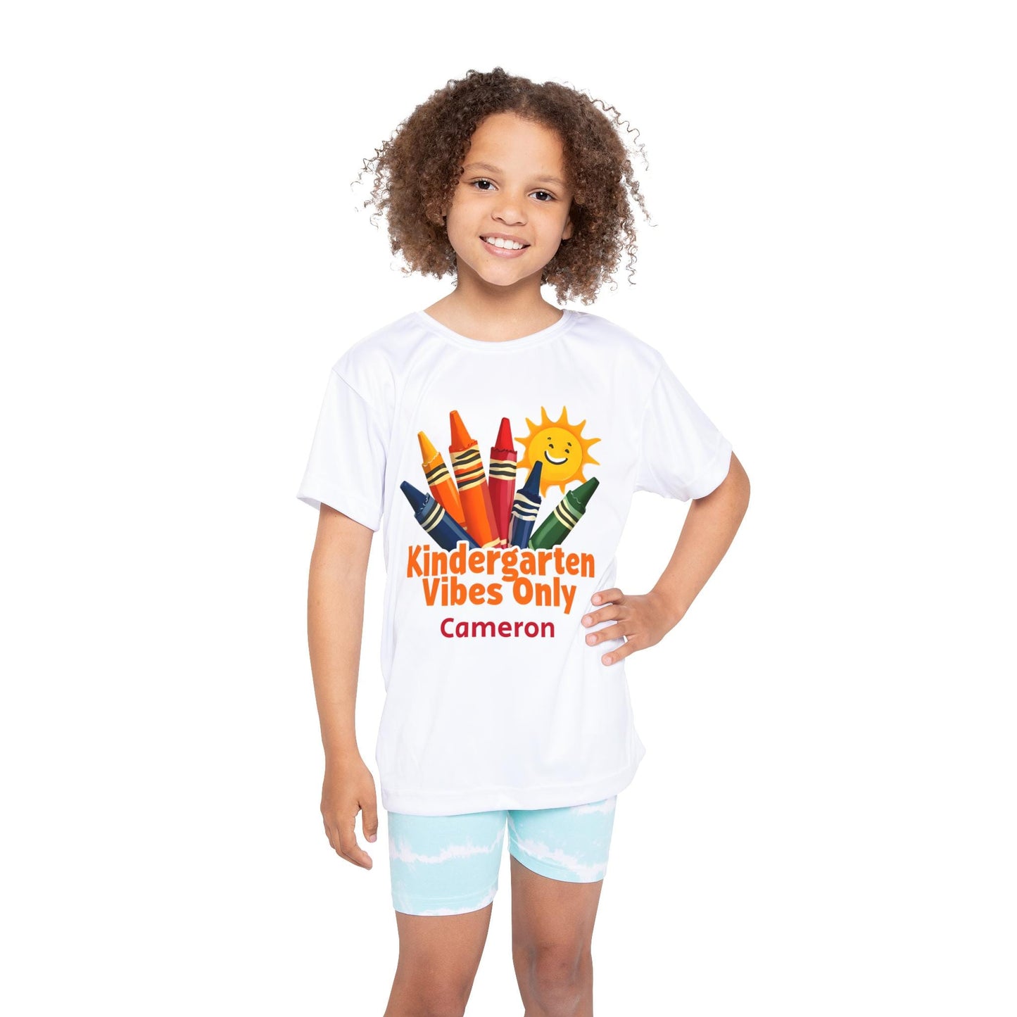 Personalized Kids Sports Jersey: Kindergarten Vibes, Playdate Outfit