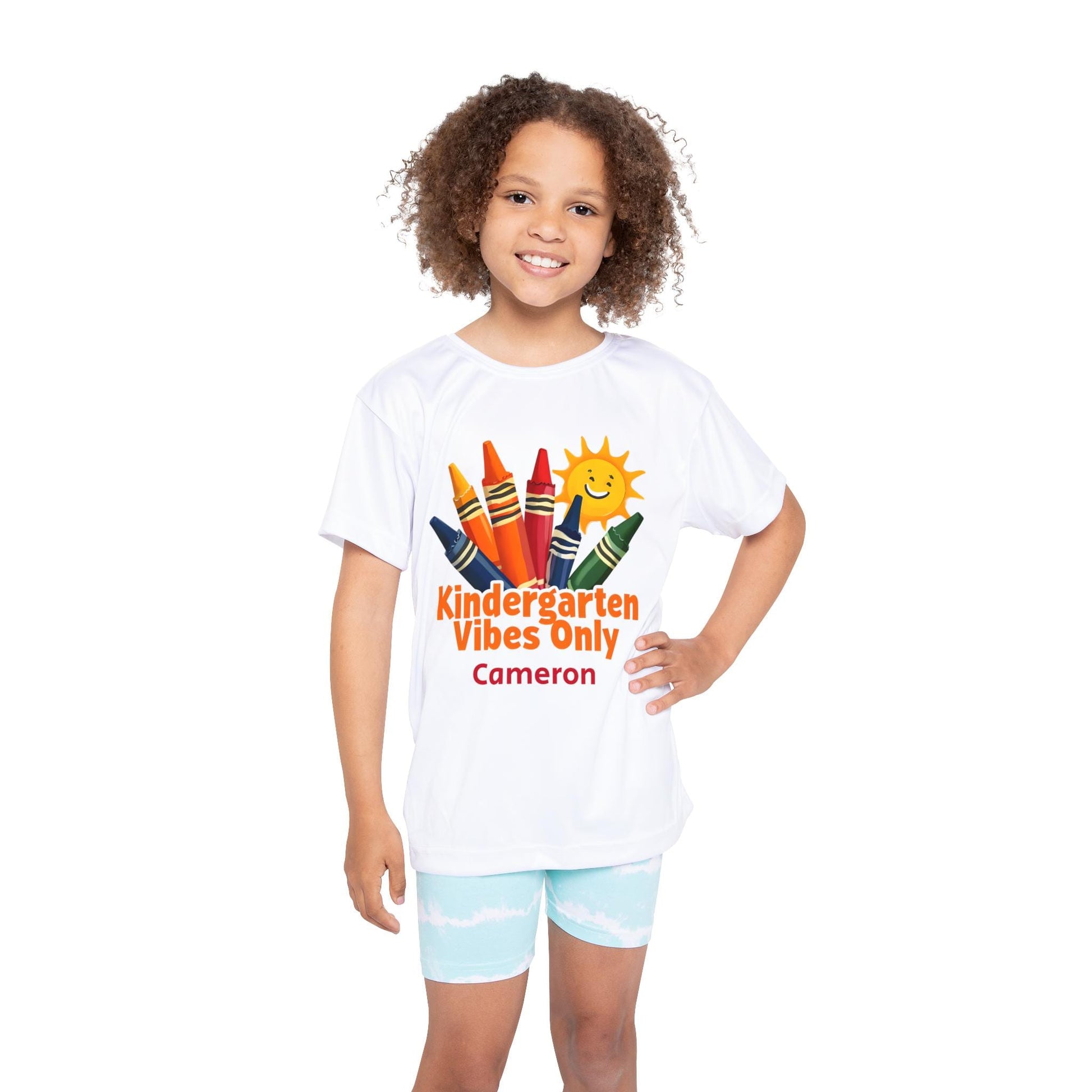 Personalized Kids Sports Jersey: Kindergarten Vibes, Playdate Outfit