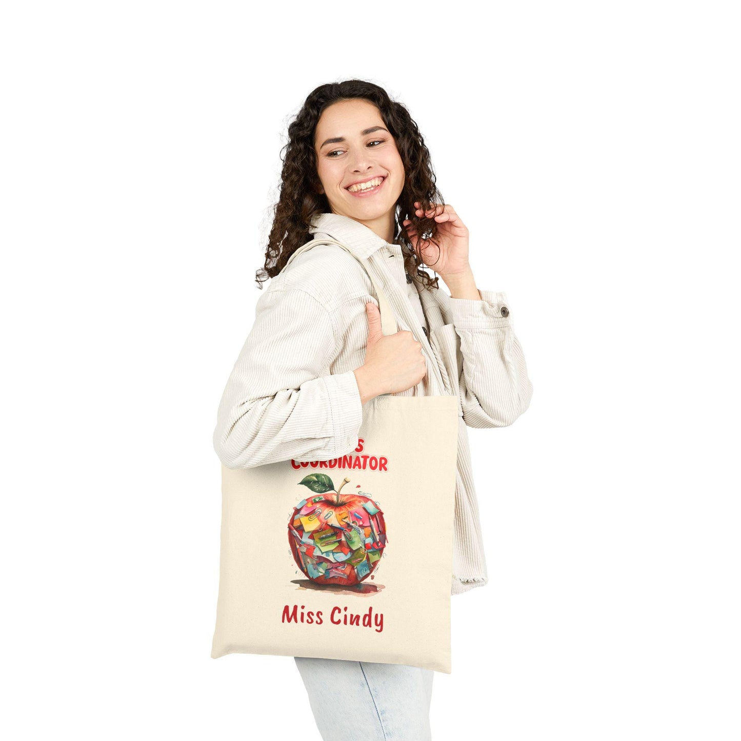 Chaos Coordinator Cotton Canvas Tote Bag, Teacher Gift, Eco-Friendly Shopping Bag, Fun Classroom Accessory, Back to School Tote