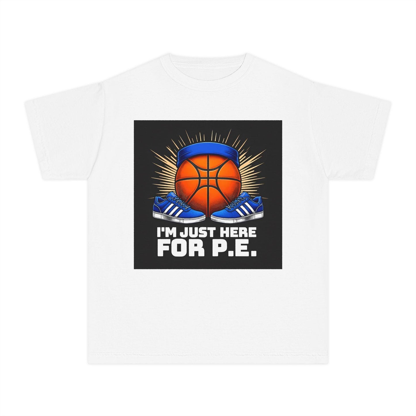 Youth Basketball Graphic Tee: Motivational Kids Sports Shirt