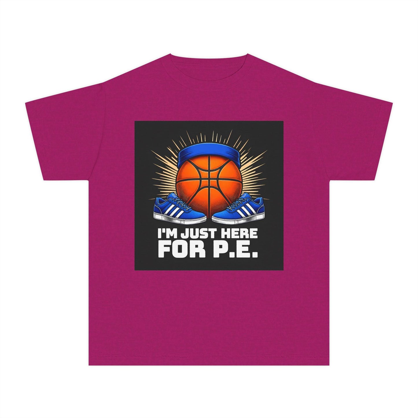 Youth Basketball Graphic Tee: Motivational Kids Sports Shirt