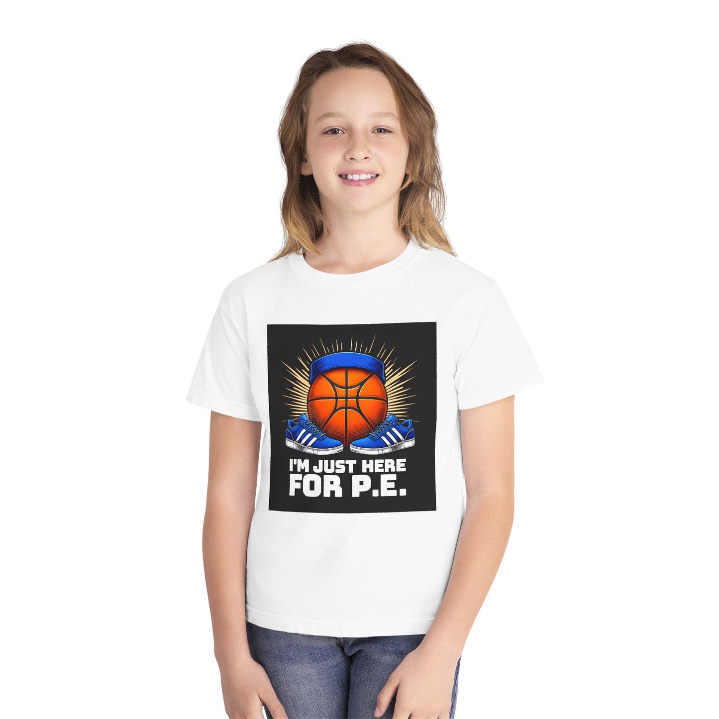 Youth Basketball Graphic Tee: Motivational Kids Sports Shirt