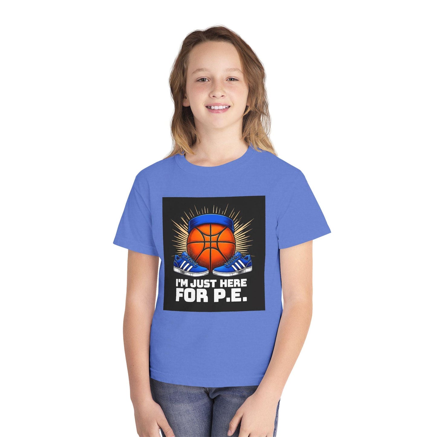 Youth Basketball Graphic Tee: Motivational Kids Sports Shirt