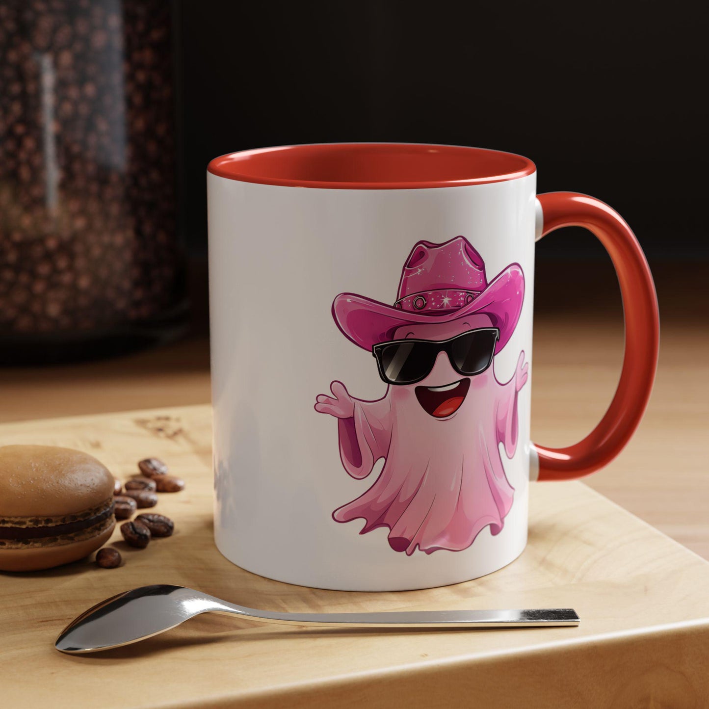 Playful Ghost Coffee Mug: Fun Halloween Drinkware