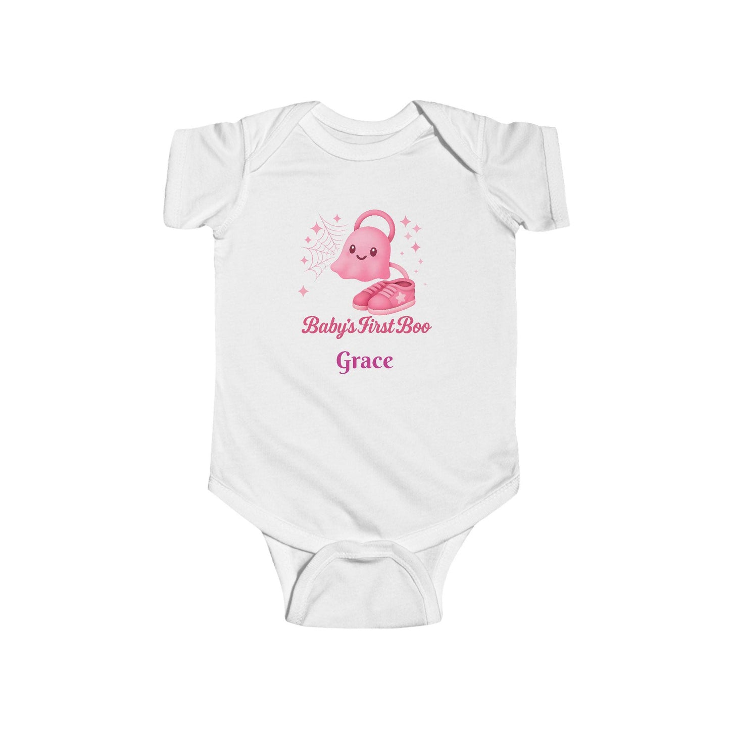 Baby's First Boo Bodysuit: Newborn Girl Halloween Outfit