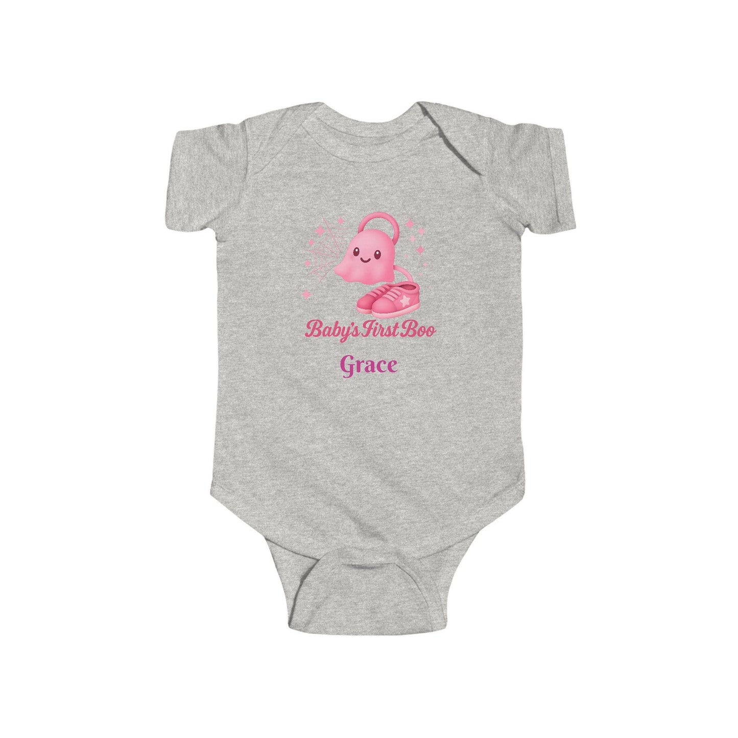 Baby's First Boo Bodysuit: Newborn Girl Halloween Outfit