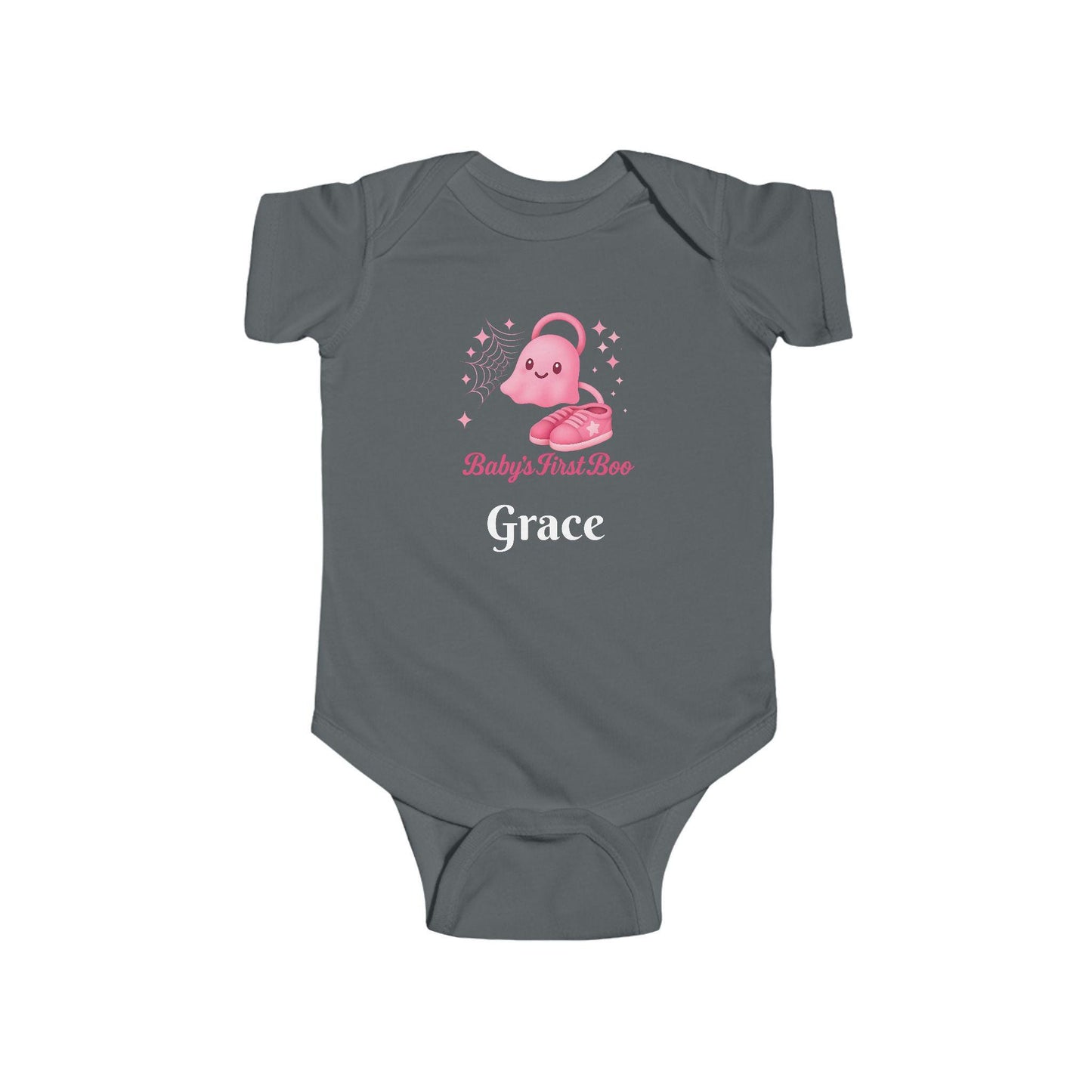 Baby's First Boo Bodysuit: Newborn Girl Halloween Outfit