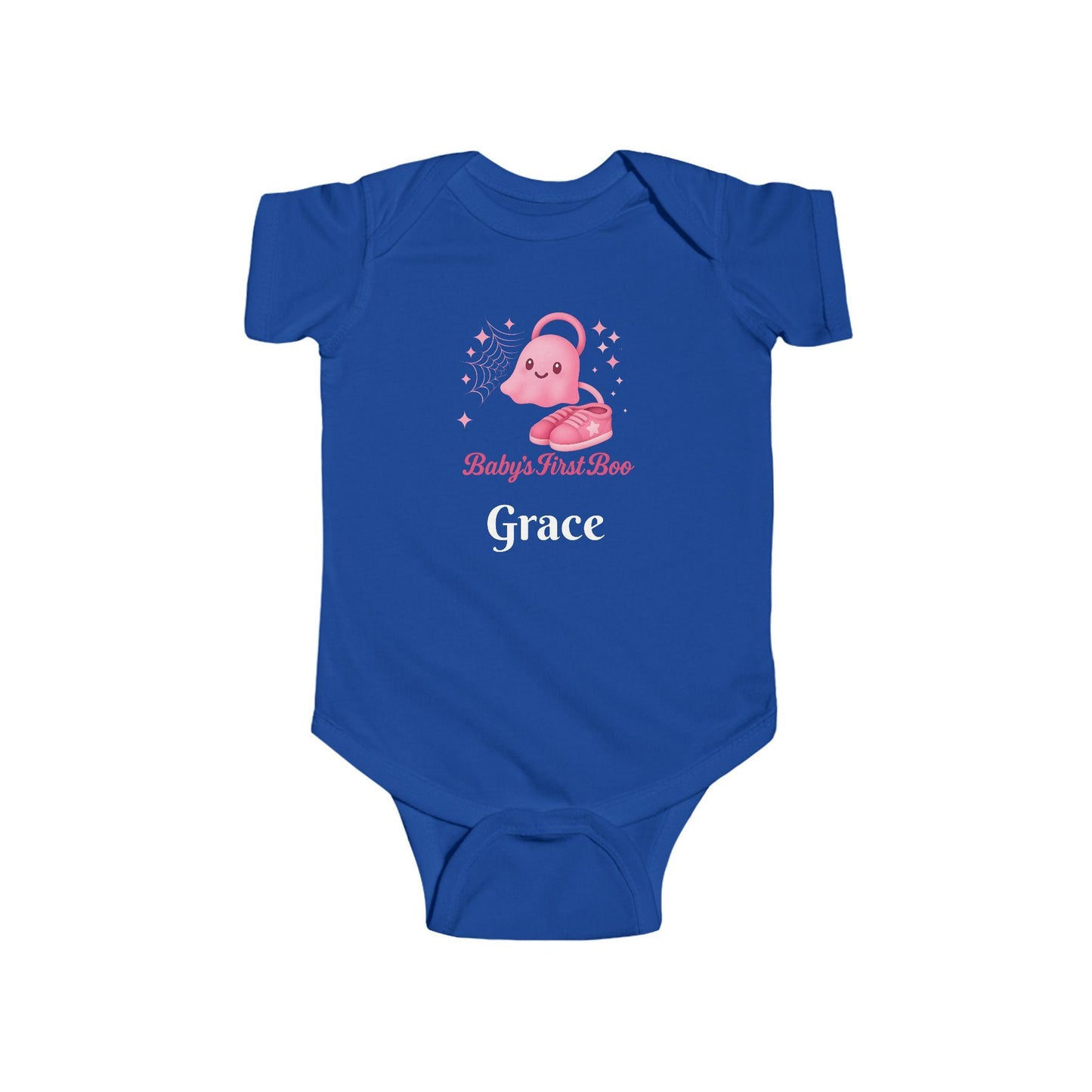 Baby's First Boo Bodysuit: Newborn Girl Halloween Outfit