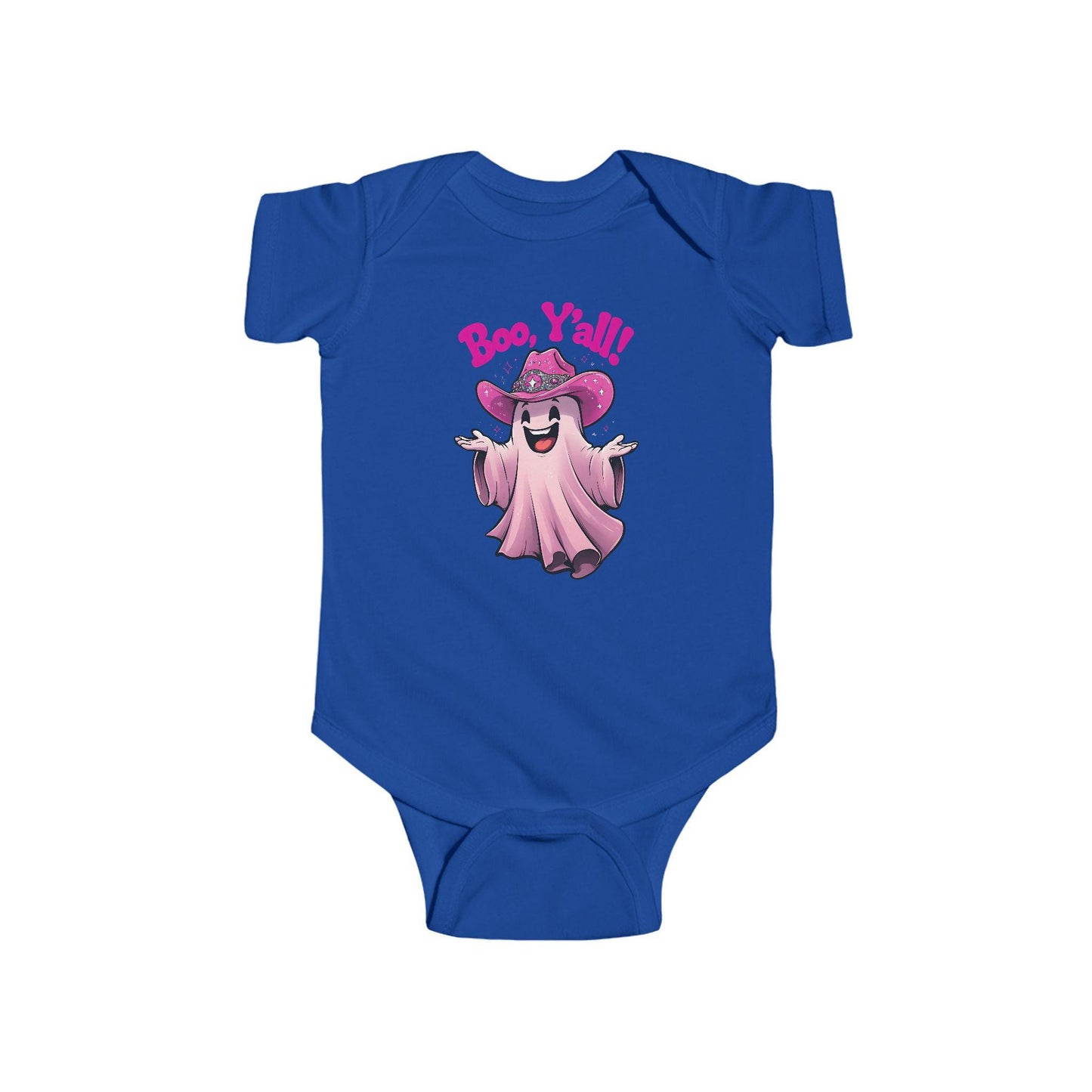 Boo Y'all Ghost Infant Bodysuit, Halloween Baby Outfit, Cute Baby Costume, Trick or Treat Onesie, Ghost Baby Clothes