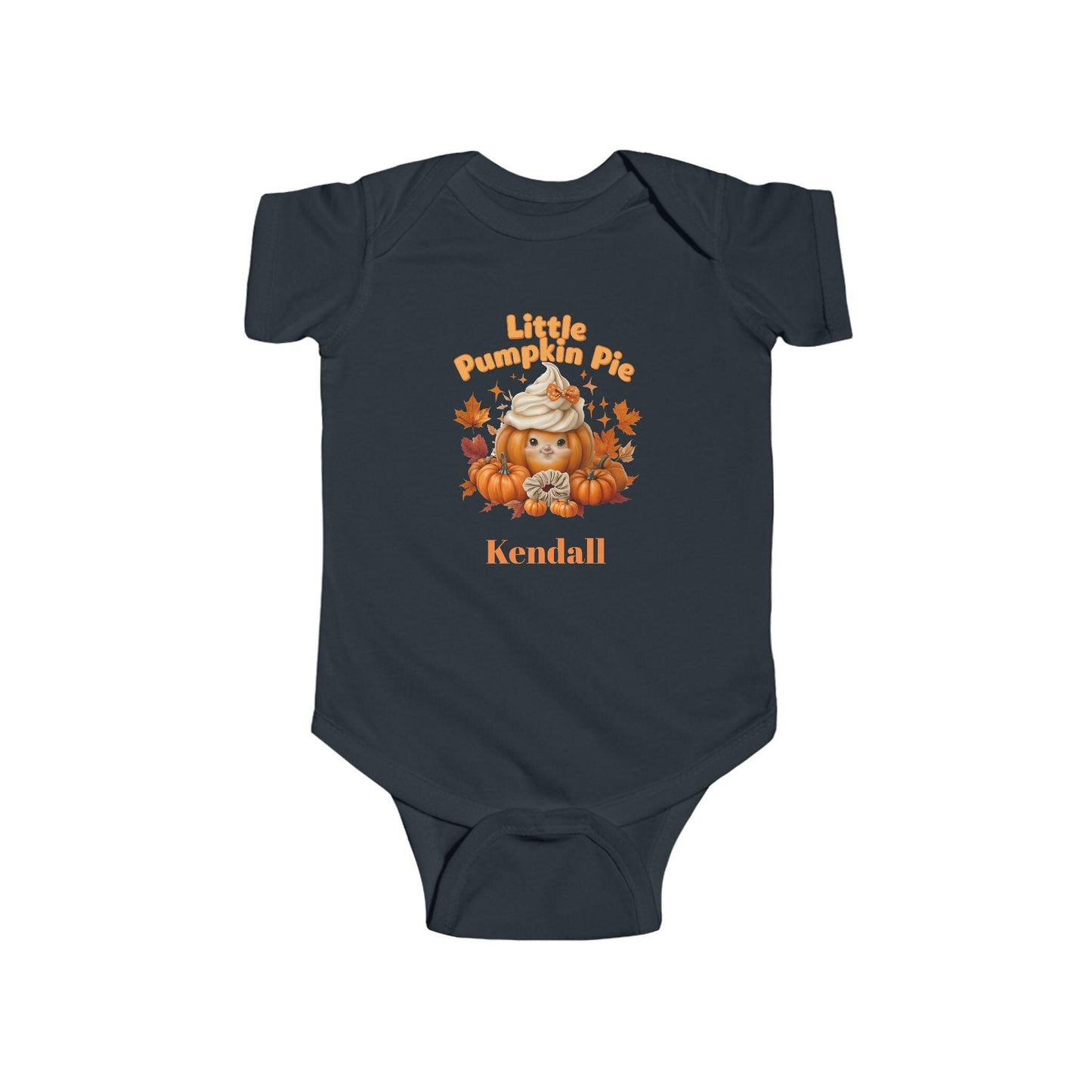 Cute Infant Bodysuit with 'Little Pumpkin' Design for Fall, Halloween Outfit, Baby Shower Gift, Toddler Apparel, Personalized Baby Clothes