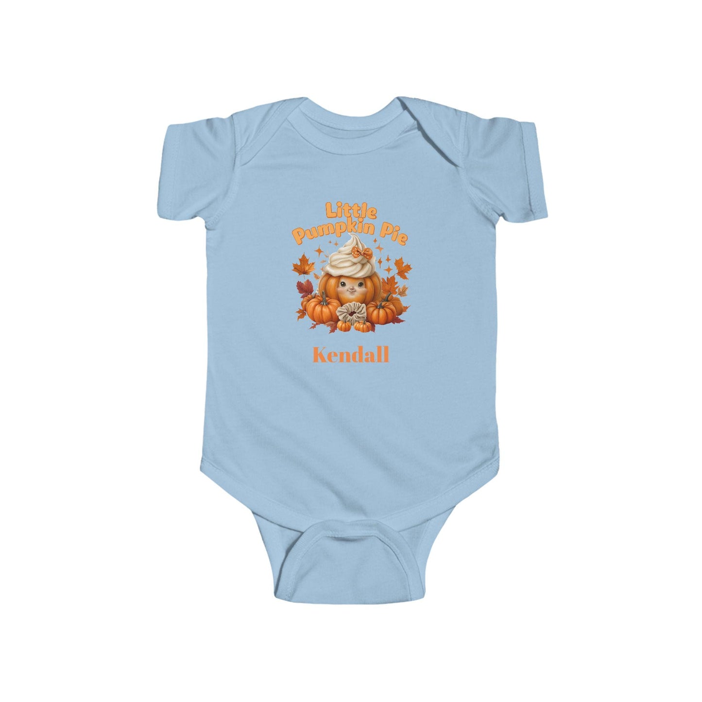 Cute Infant Bodysuit with 'Little Pumpkin' Design for Fall, Halloween Outfit, Baby Shower Gift, Toddler Apparel, Personalized Baby Clothes