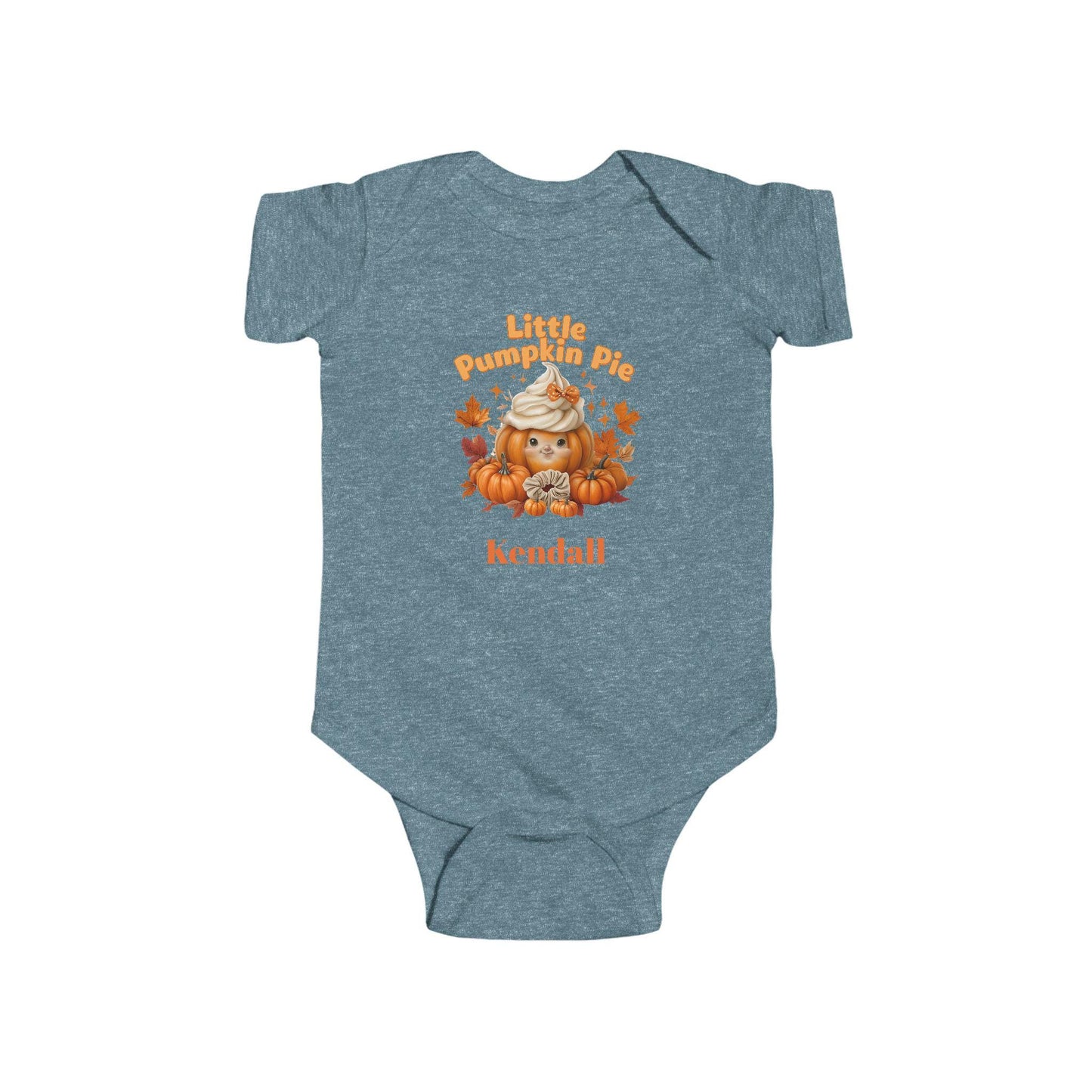 Cute Infant Bodysuit with 'Little Pumpkin' Design for Fall, Halloween Outfit, Baby Shower Gift, Toddler Apparel, Personalized Baby Clothes
