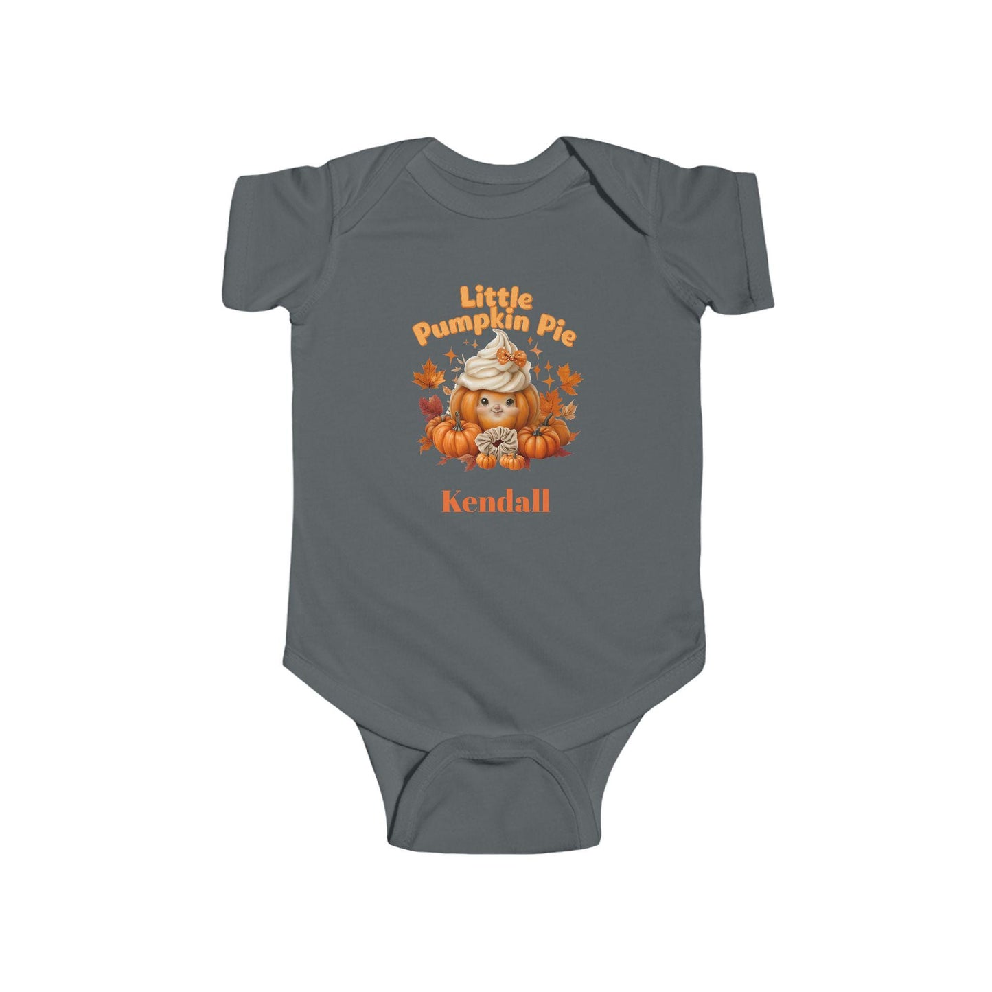 Cute Infant Bodysuit with 'Little Pumpkin' Design for Fall, Halloween Outfit, Baby Shower Gift, Toddler Apparel, Personalized Baby Clothes