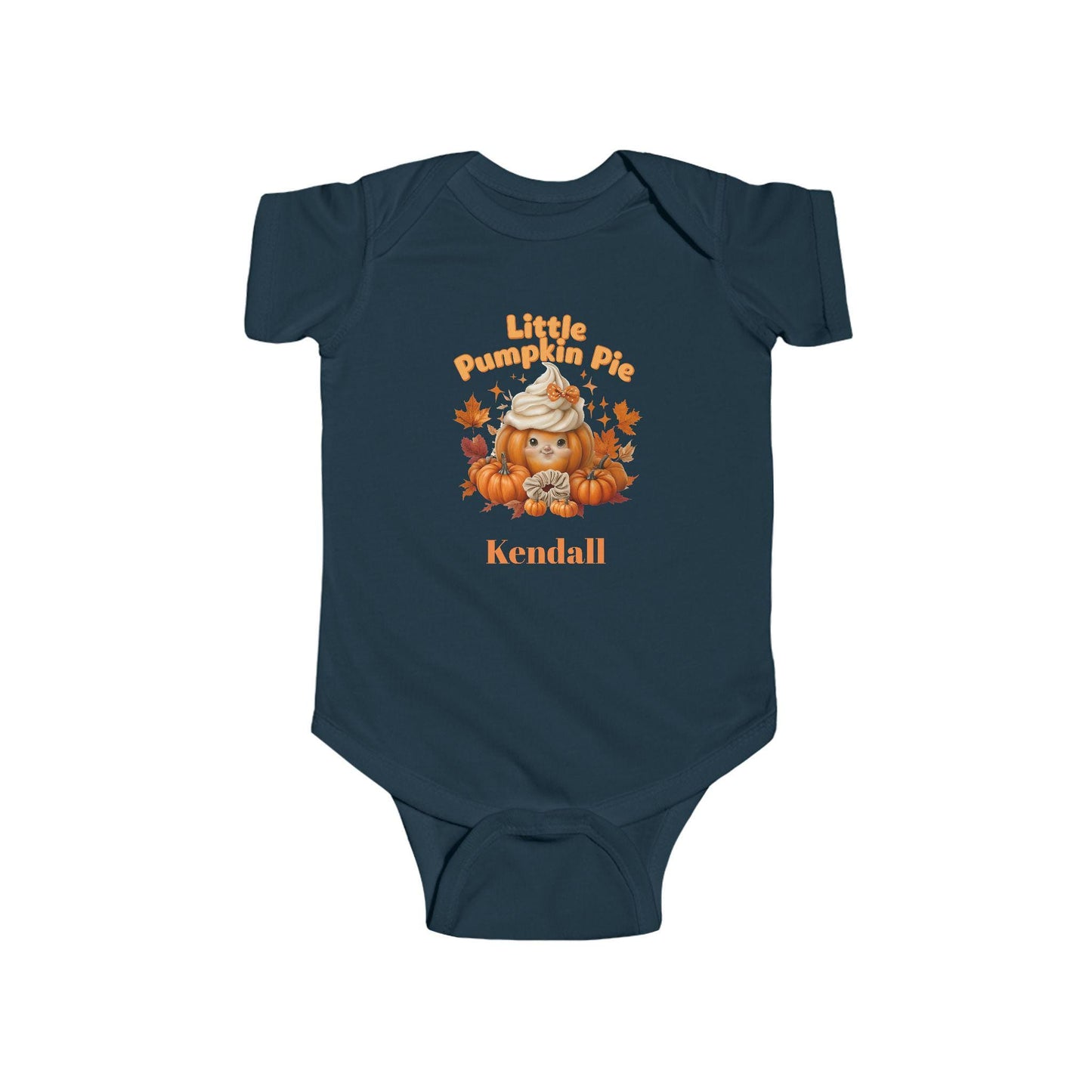 Cute Infant Bodysuit with 'Little Pumpkin' Design for Fall, Halloween Outfit, Baby Shower Gift, Toddler Apparel, Personalized Baby Clothes