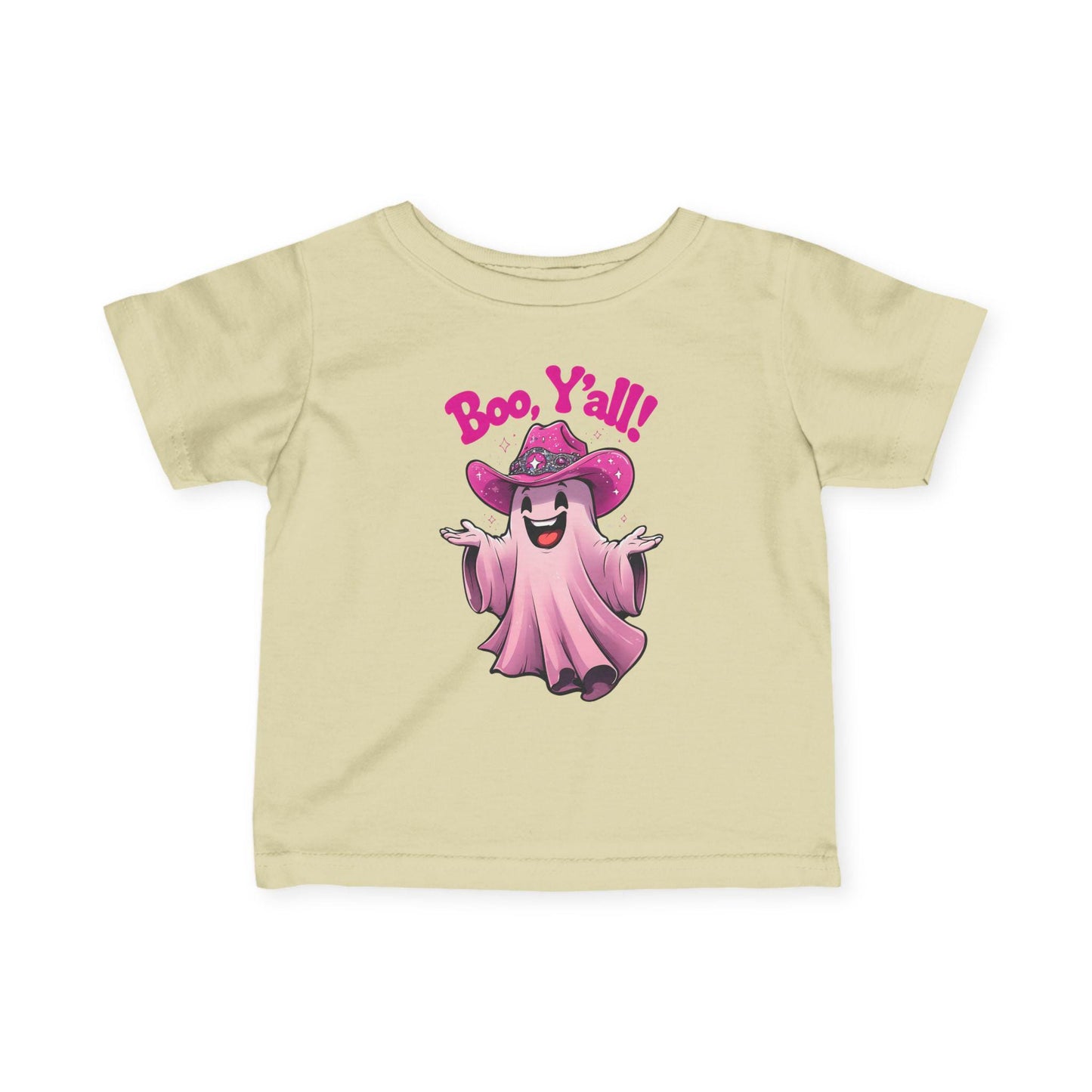 Boo Y'all Infant Tee, Cute Halloween Shirt, Toddler Ghost Top, Baby Ghoul Outfit, Kids Halloween Apparel, Spooky Birthday Gift