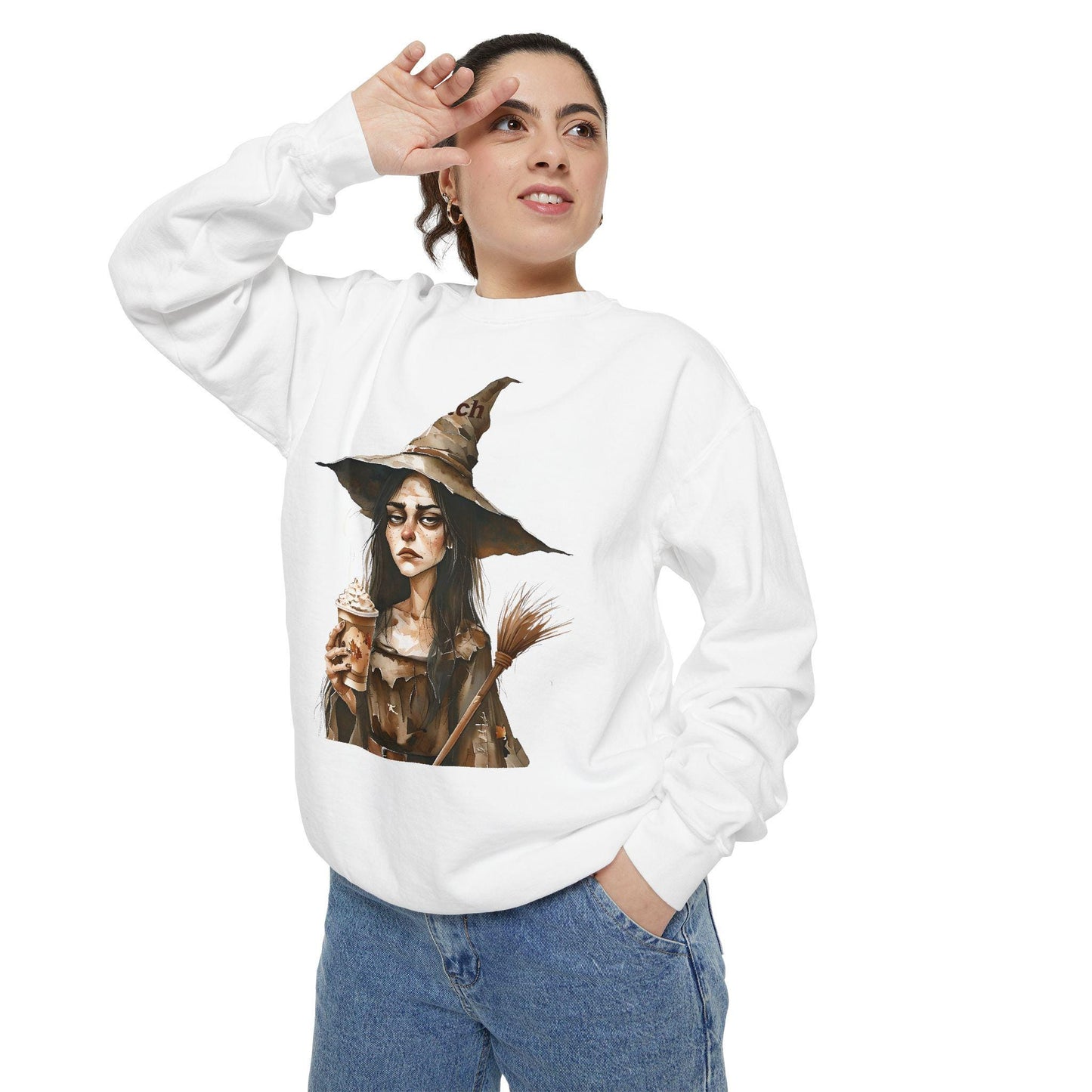 Witchy Potion Sweatshirt: Cozy Halloween Fall Fashion