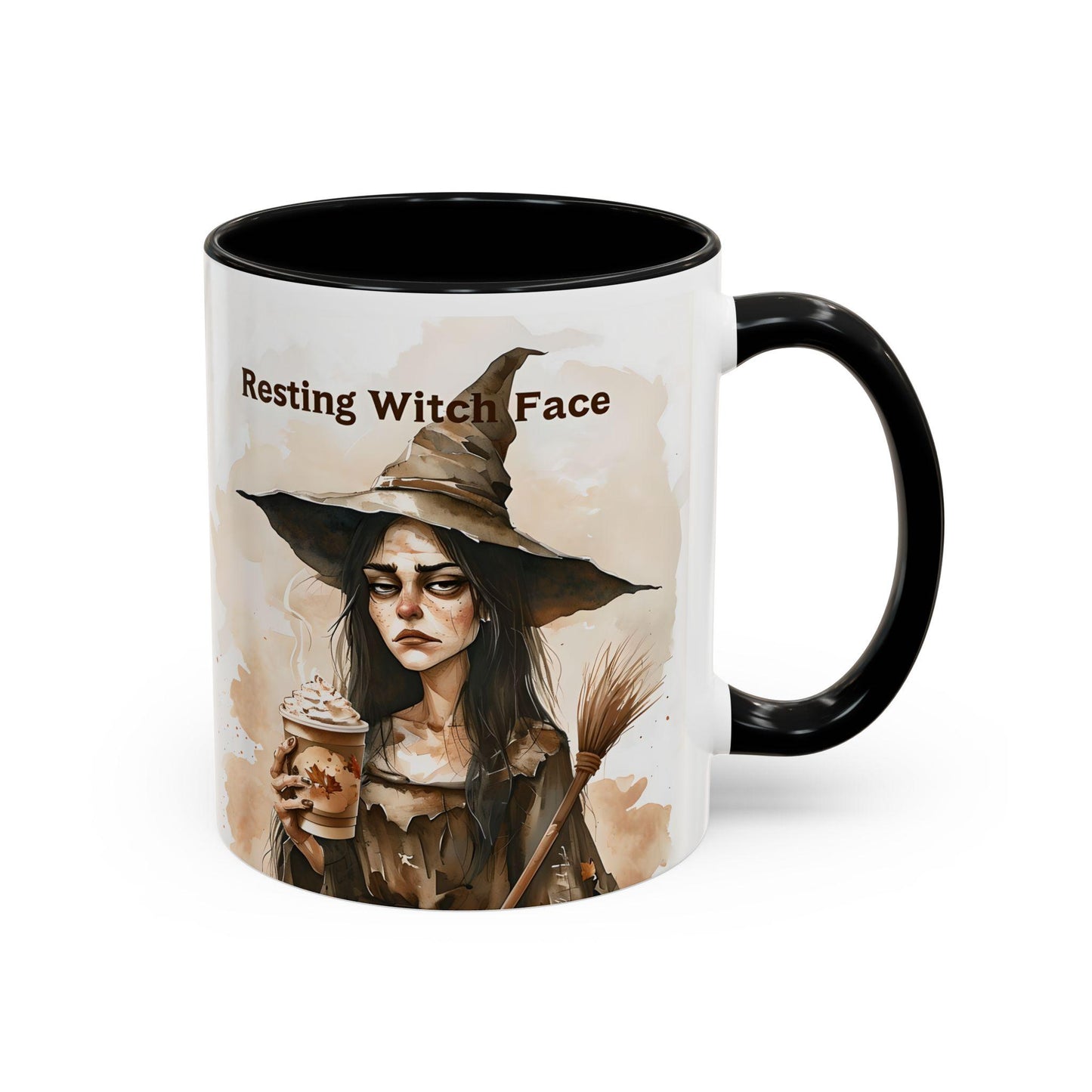 Resting Witch Face Coffee Mug - Halloween Mug, Funny Mug, Witch Mug, Halloween Gift, Coffee Lover Gift