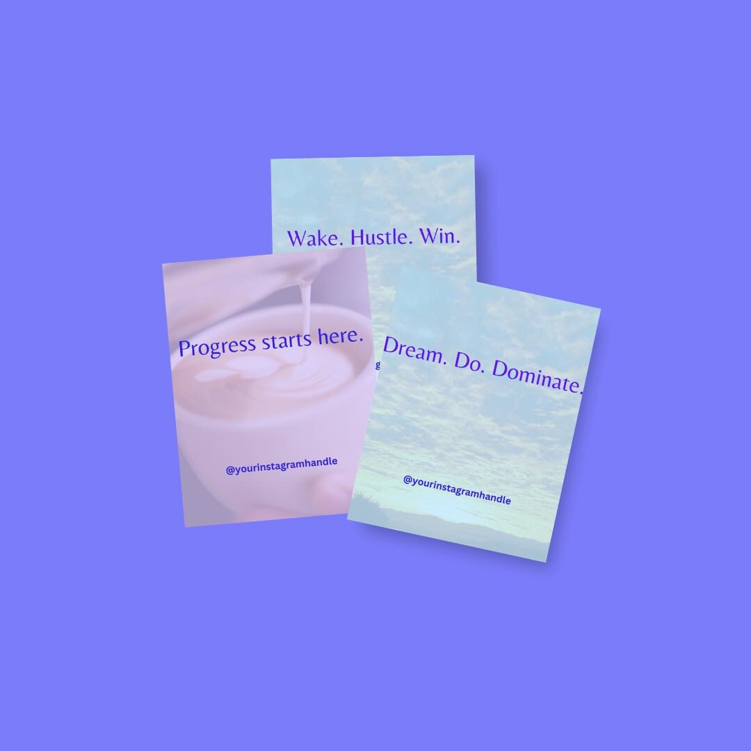 100 Morning Motivation Canva Templates | Sunrise Quote Bundle Editable