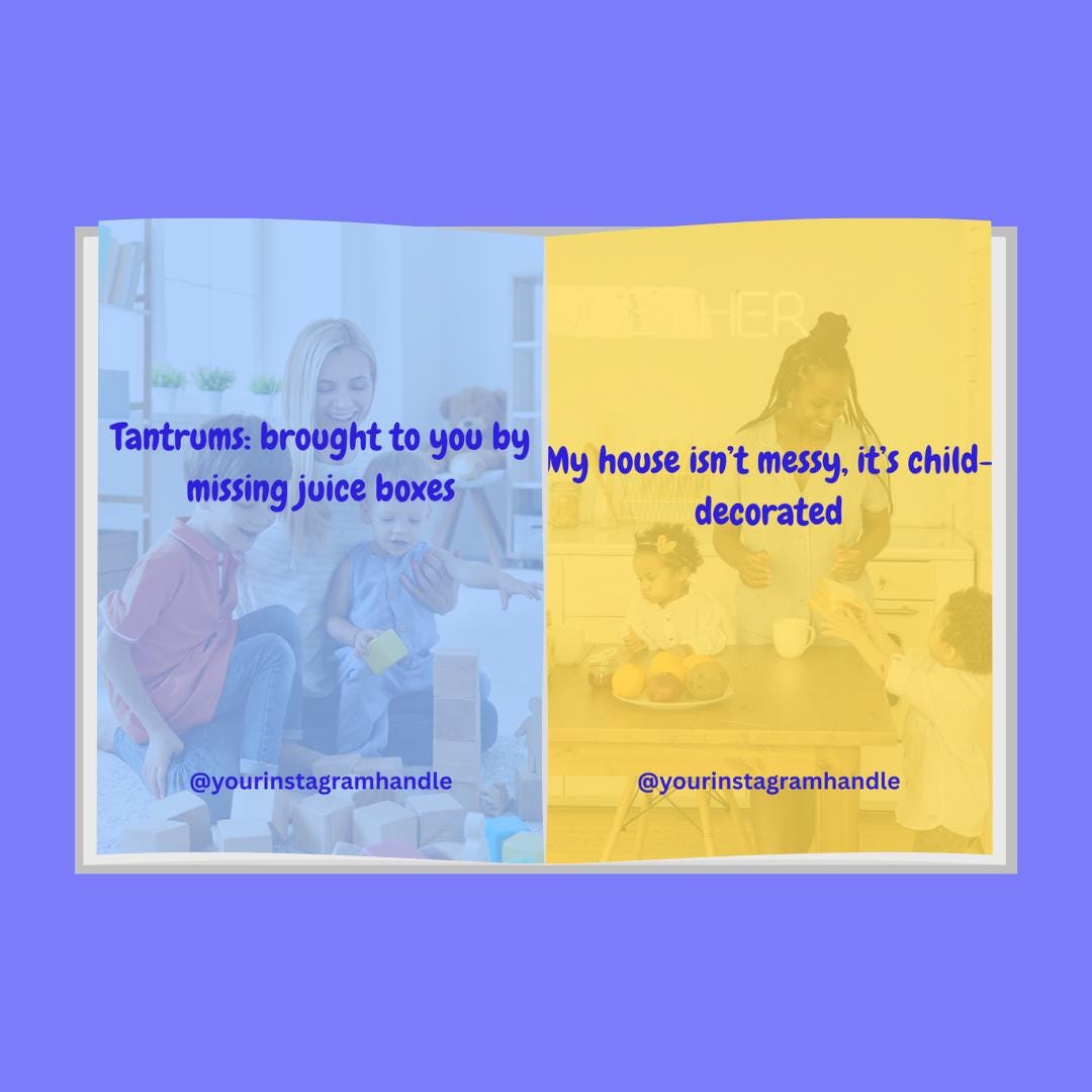 100 Funny Parenting Quotes Canva Template: Mom & Dad Humor (Digital Download