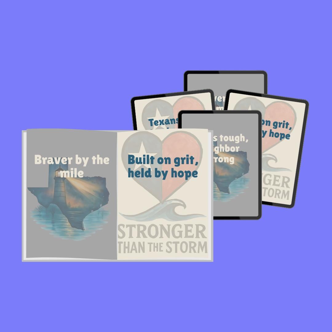 Texas Strong Quotes: Editable Canva Templates for Phone Wallpaper (Digital Download PNGs)